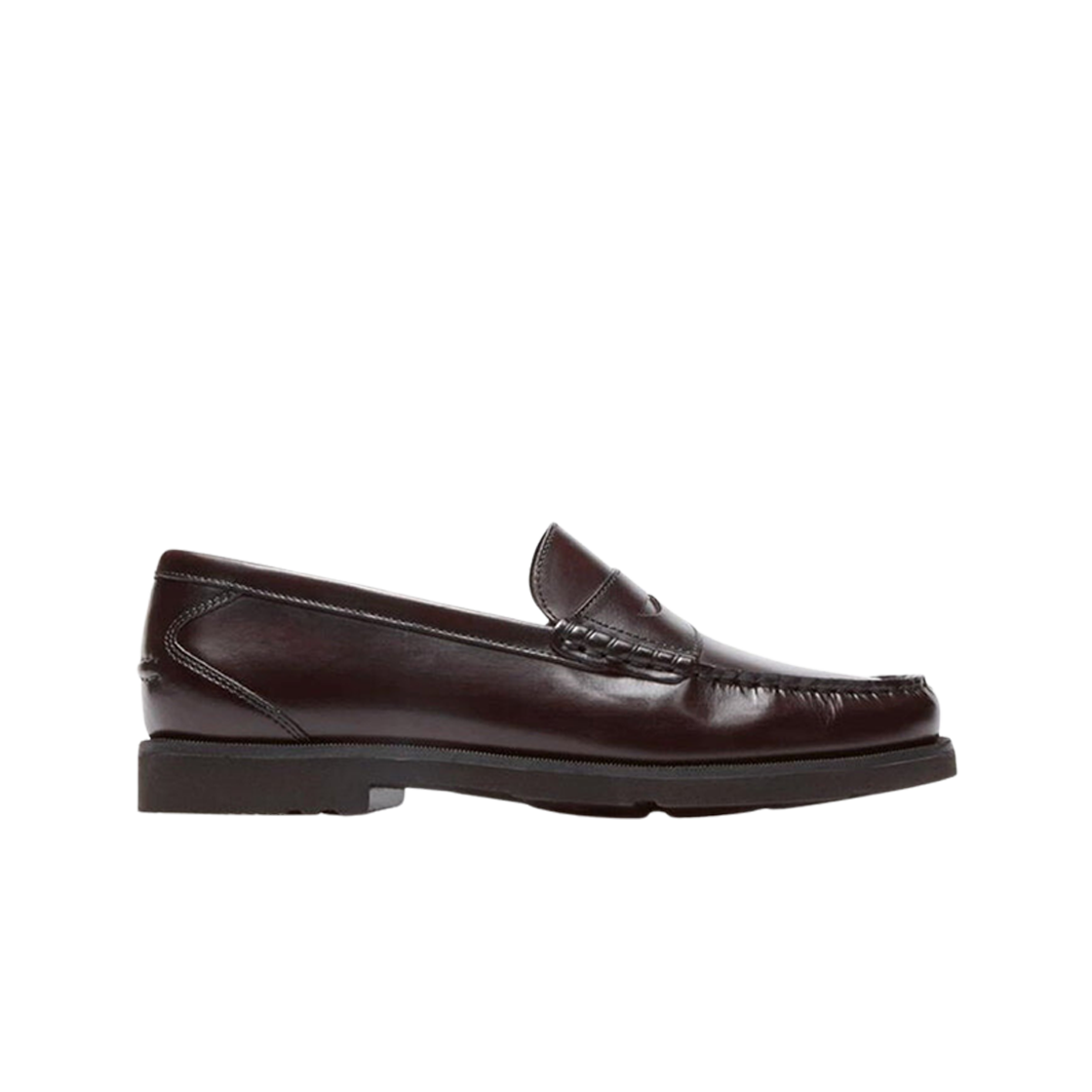 V80548 Rockport Modern Prep Penny Loafer Burgundy - W Wide
