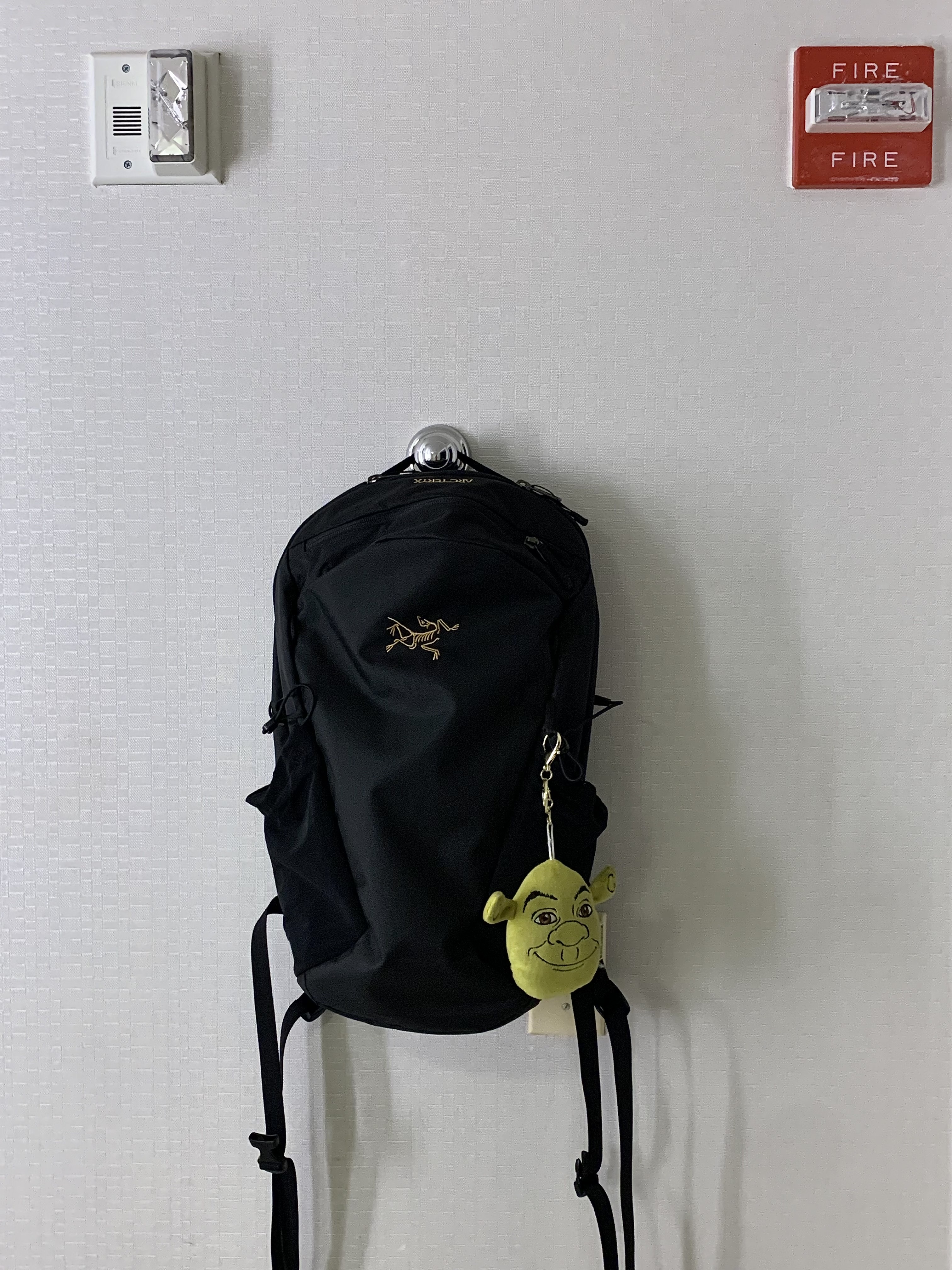 Arc'teryx Mantis 16 Backpack Black 착용 스타일