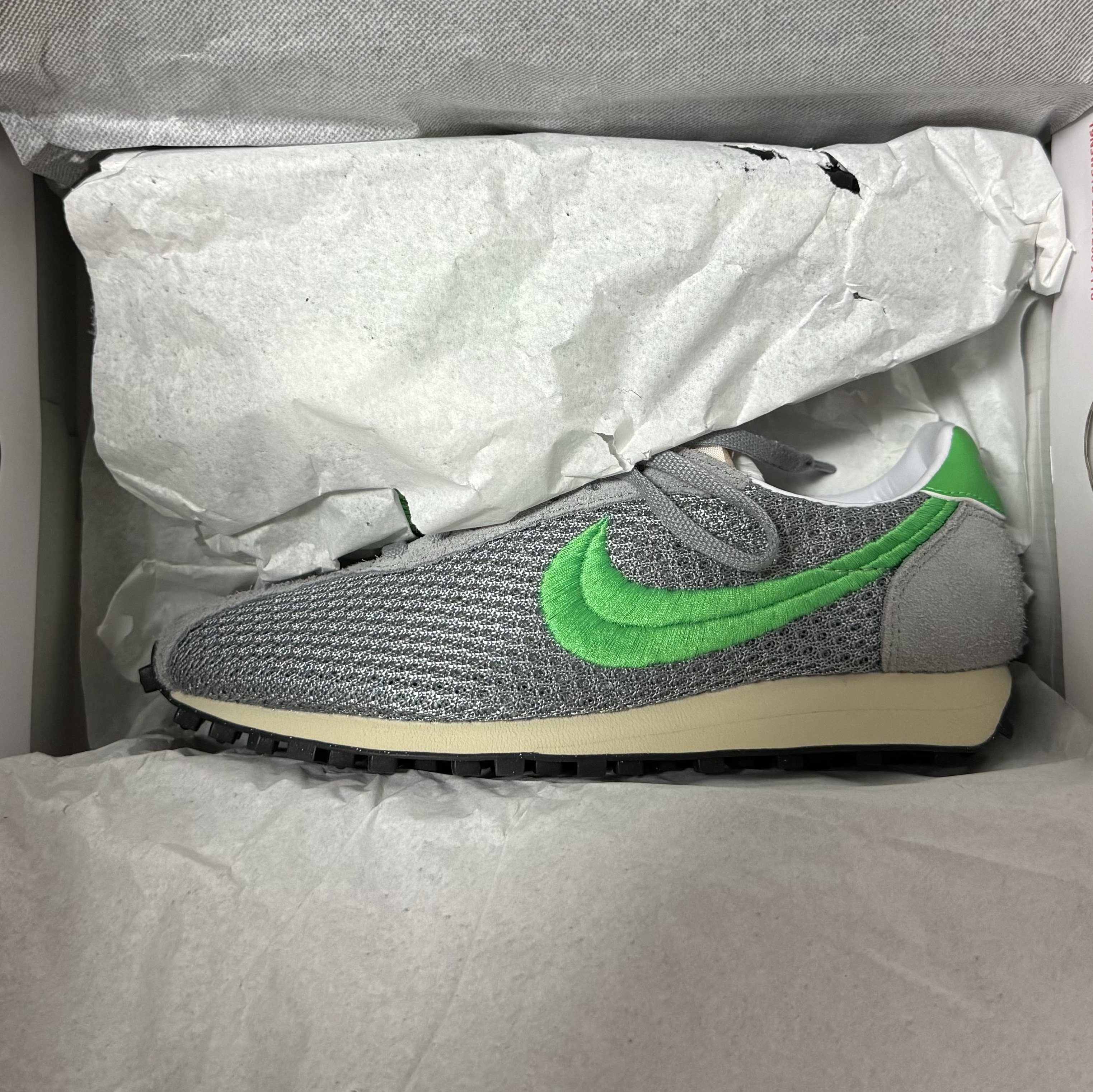 Nike x Stussy LD-1000 SP Particle Gray Green Fossil 착용 스타일 - 2