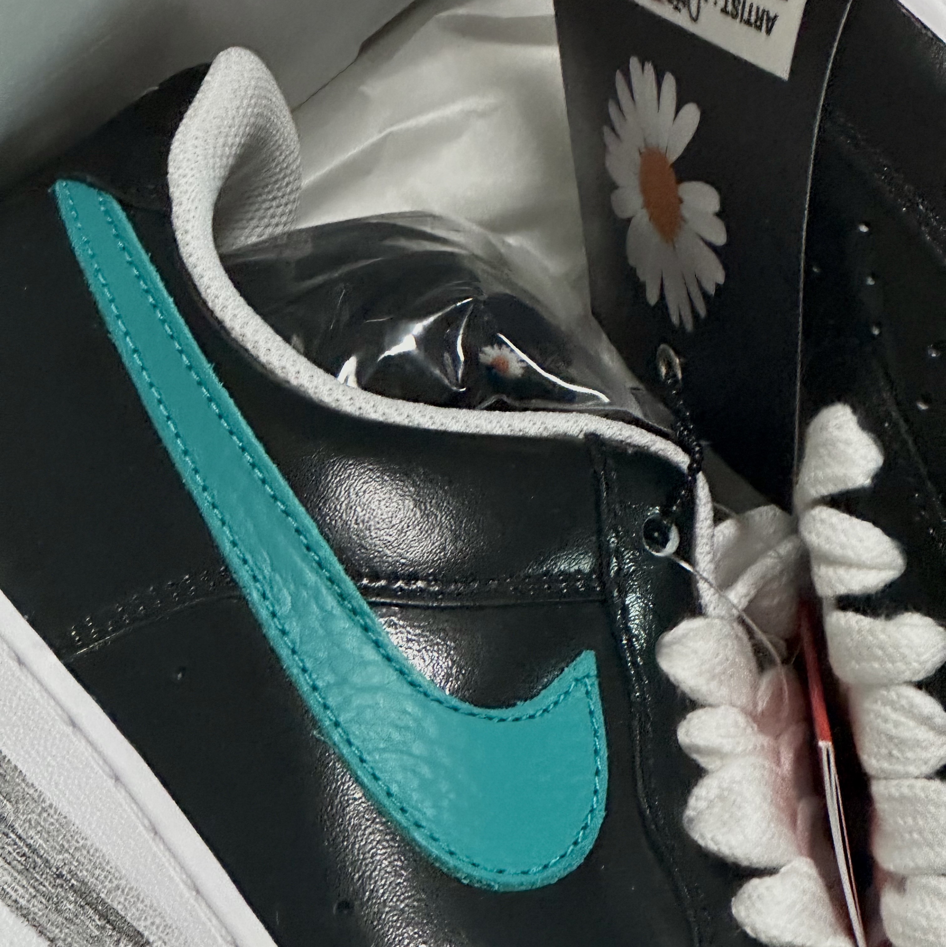 Nike x Peaceminusone Air Force 1 Low Para-Noise 3.0 Black and Multicolor 착용 스타일 - 3