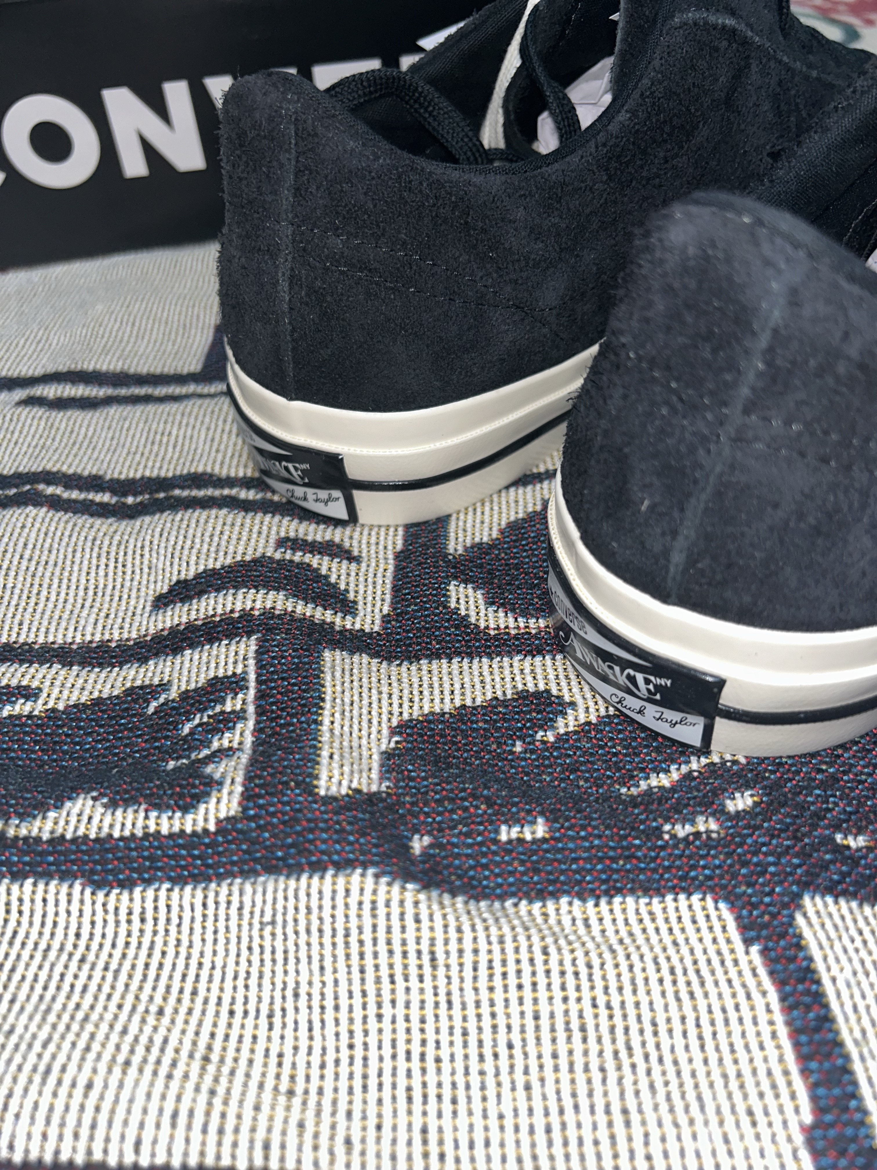 Converse x Awake NY One Star Pro Ox Black Egret 착용 스타일 - 6