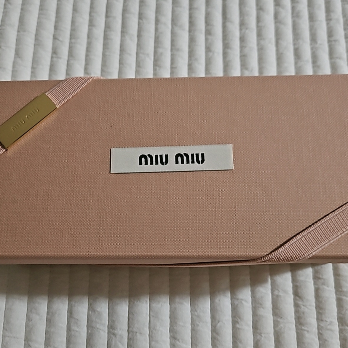 (W) Miu Miu Regard sunglasses Blue Lenses Honey Tortoiseshell Acetate Alternative fit 착용 스타일 - 1