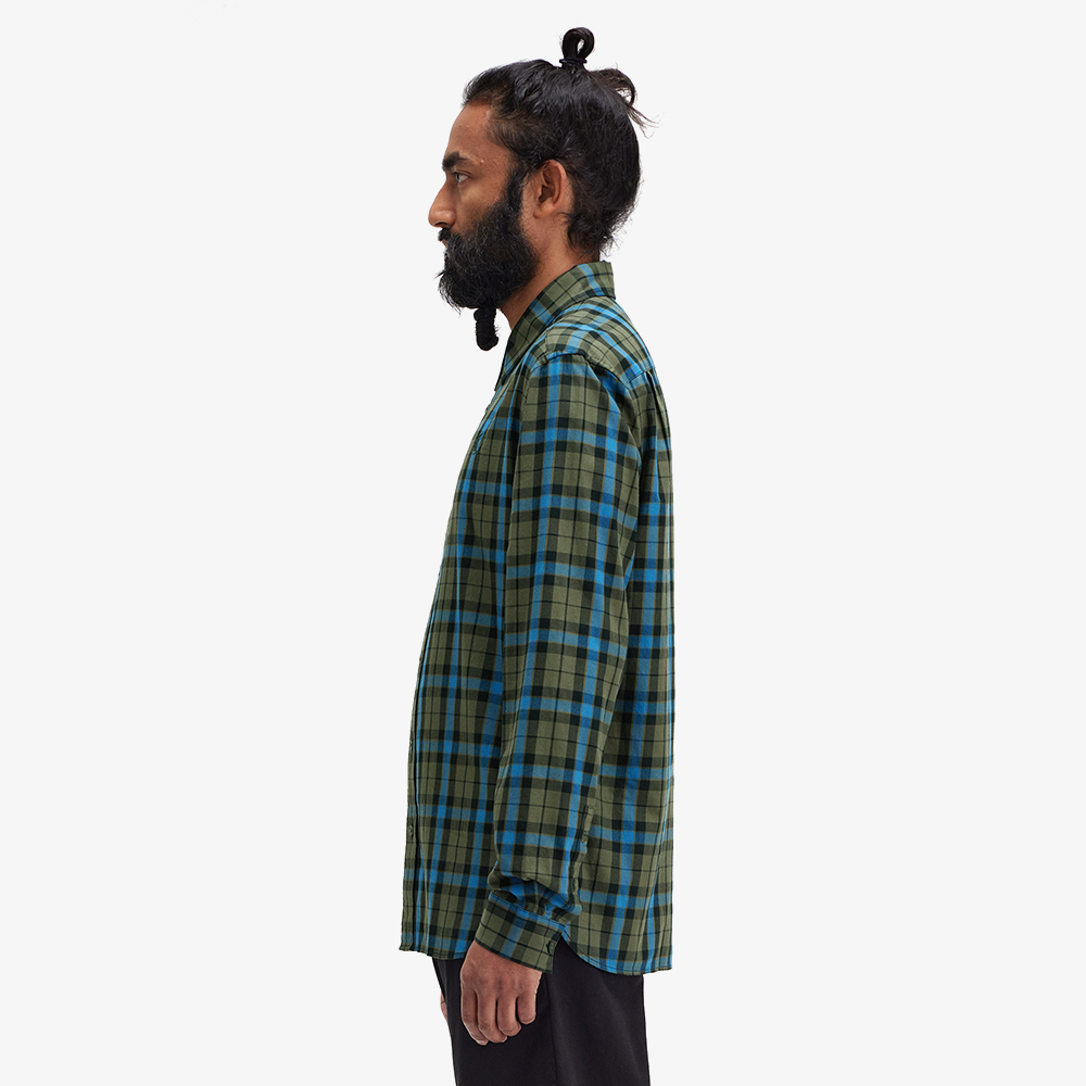 프레드페리 타탄 트윌 셔츠 로렐리스그린(Fred Perry Tartan Twill Shirt Laurel Wreath Green) - 2
