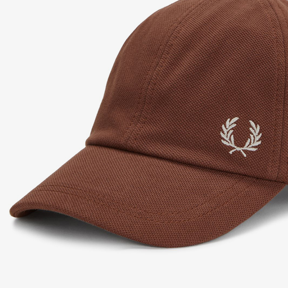 프레드페리 피케 클래식 캡 위스키브라운(Fred Perry Pique Classic Cap Whisky Brown/Porridge Marl) - 4