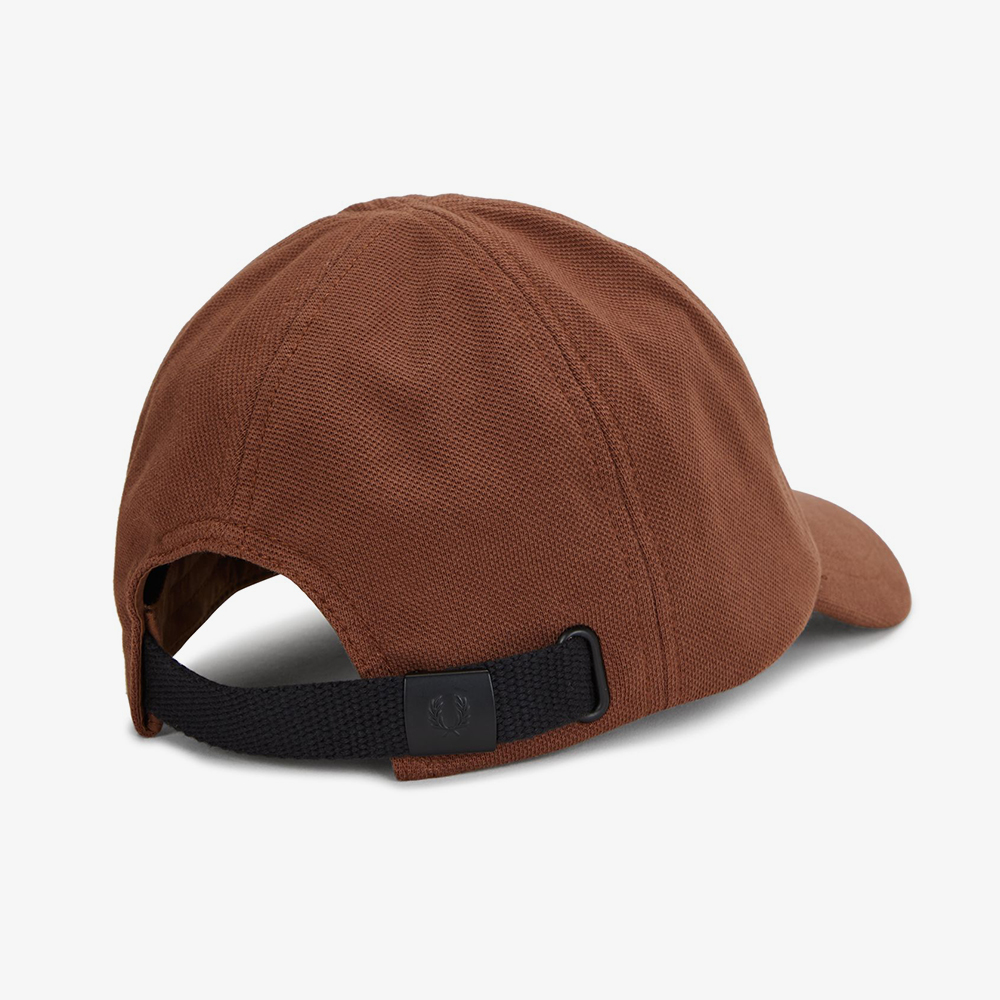 프레드페리 피케 클래식 캡 위스키브라운(Fred Perry Pique Classic Cap Whisky Brown/Porridge Marl) - 3