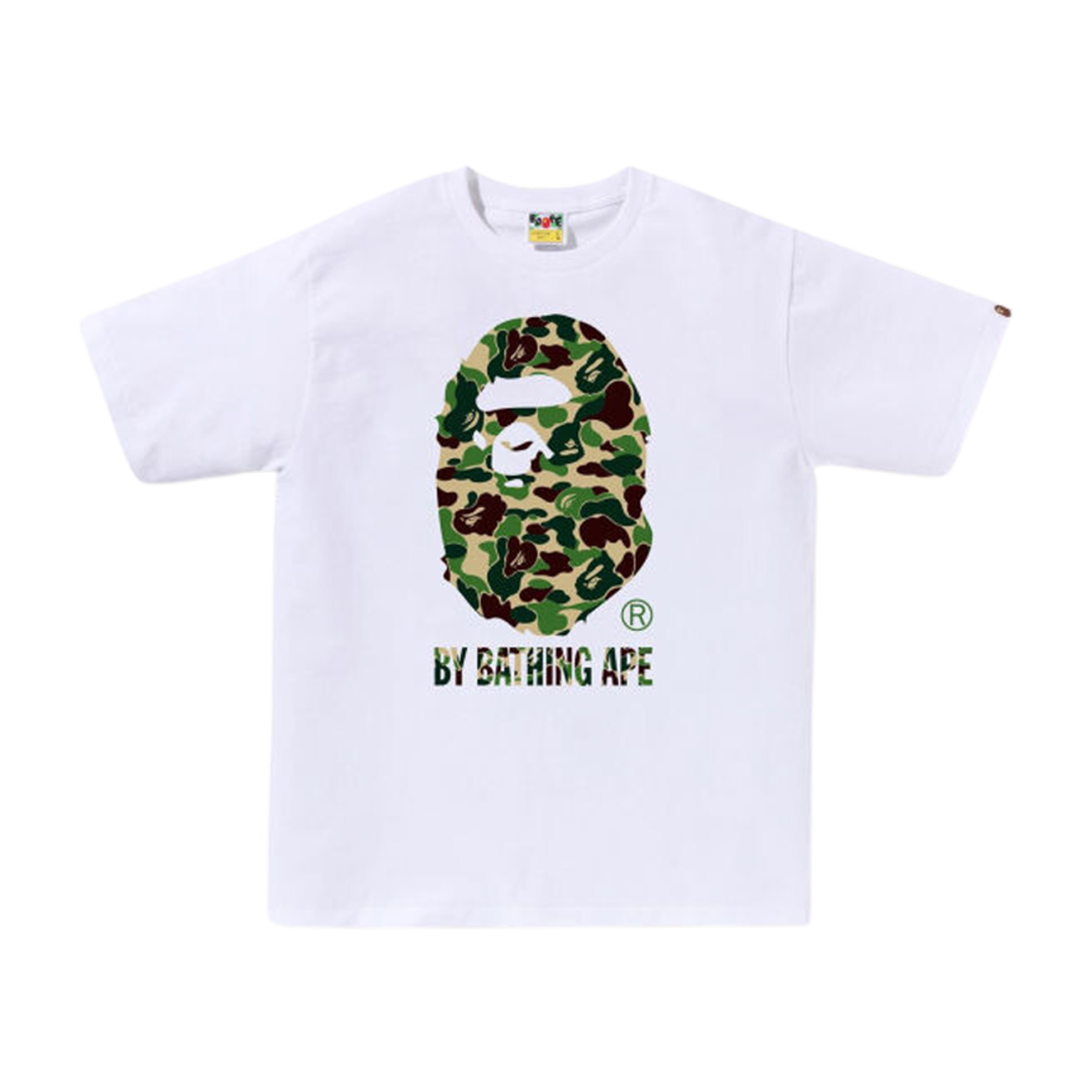 BAPE ABC Camo By Bathing Ape T-Shirt White Green 상세 이미지 1