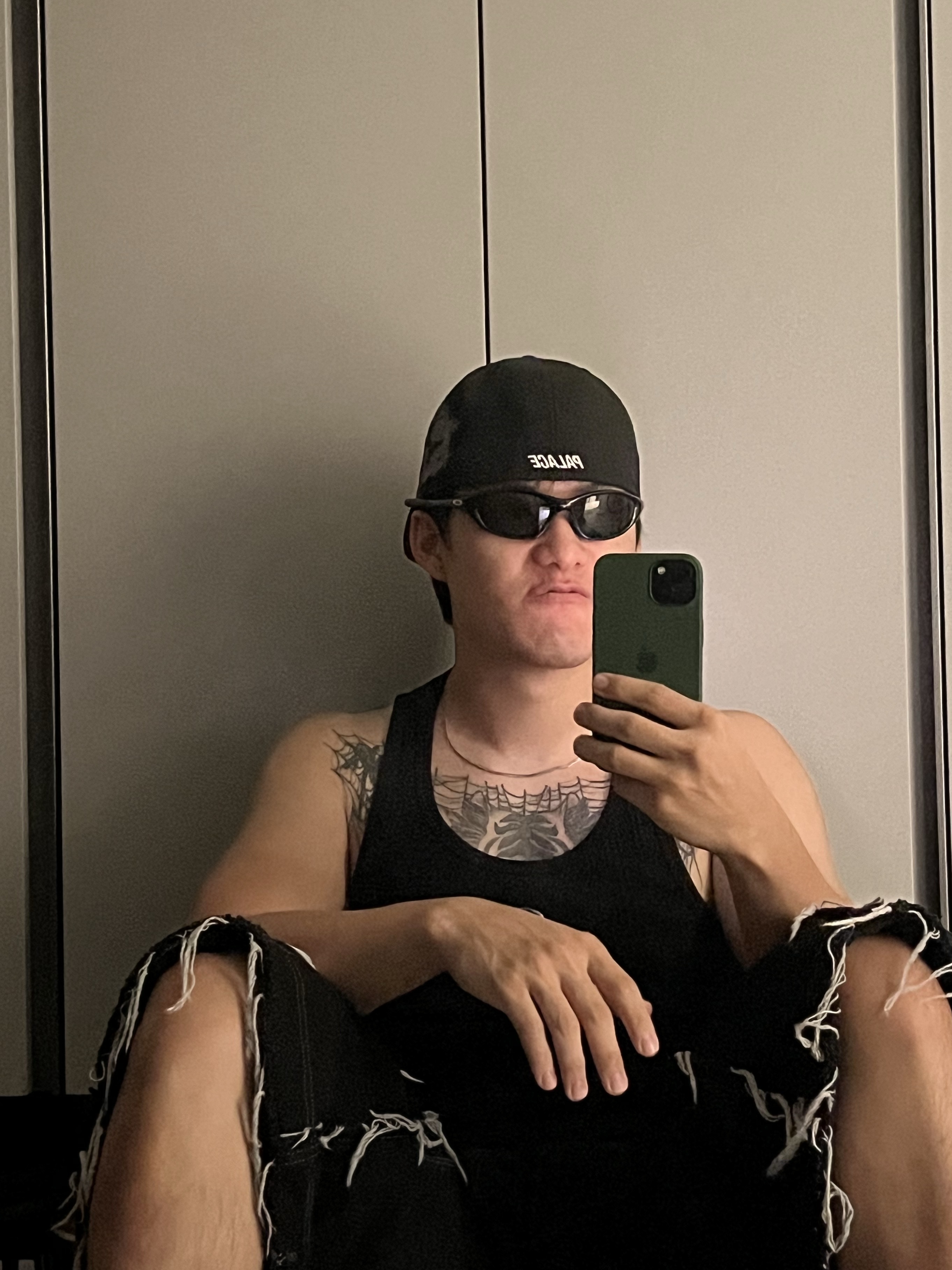 Palace Dragon P New Era LP 59Fifty Black - 24SS 착용 스타일 - 2