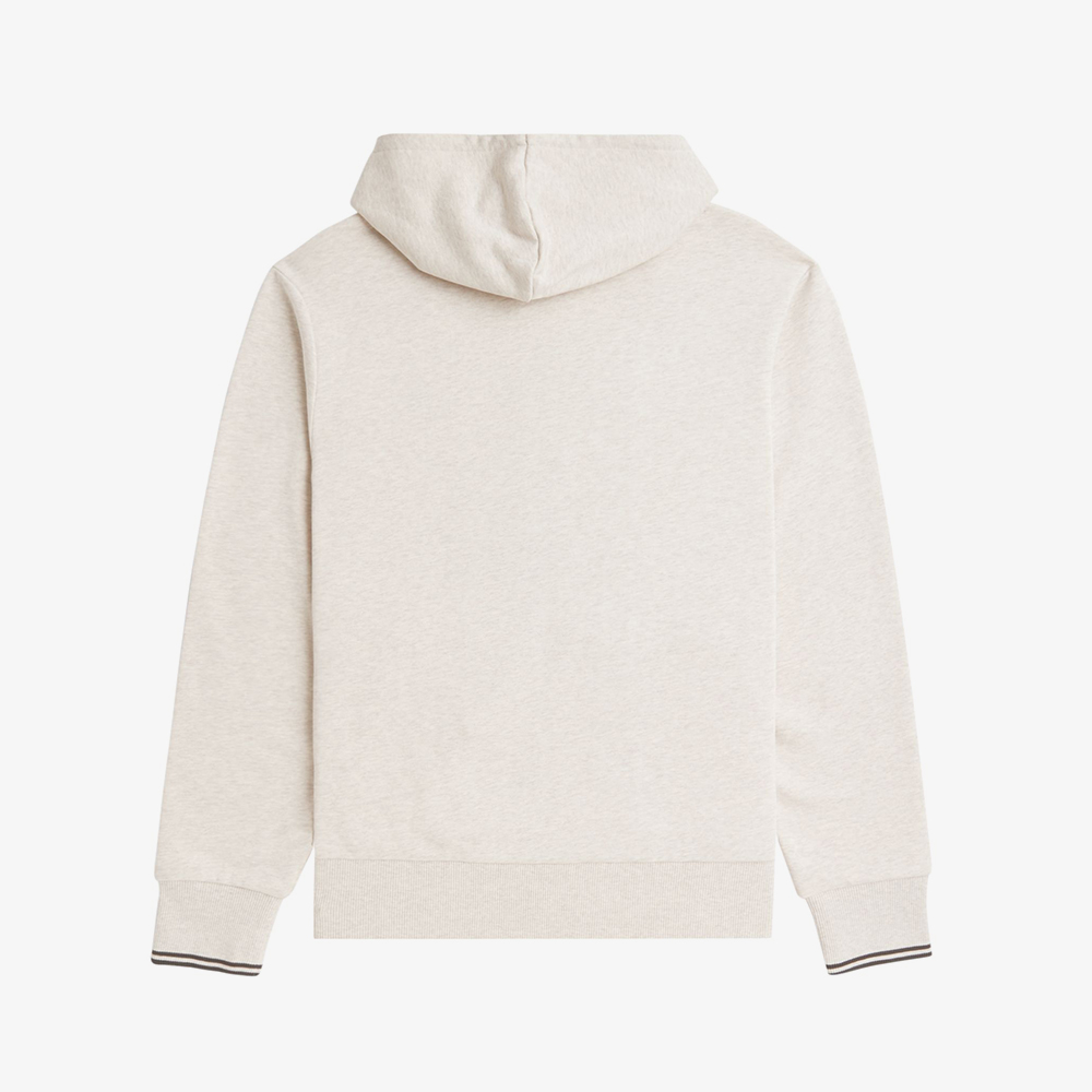 프레드페리 후드 집 스루 스웻셔츠 포리지(Fred Perry Hooded Zip Through Sweatshirt Porridge Marl/Anchor Grey) - 6