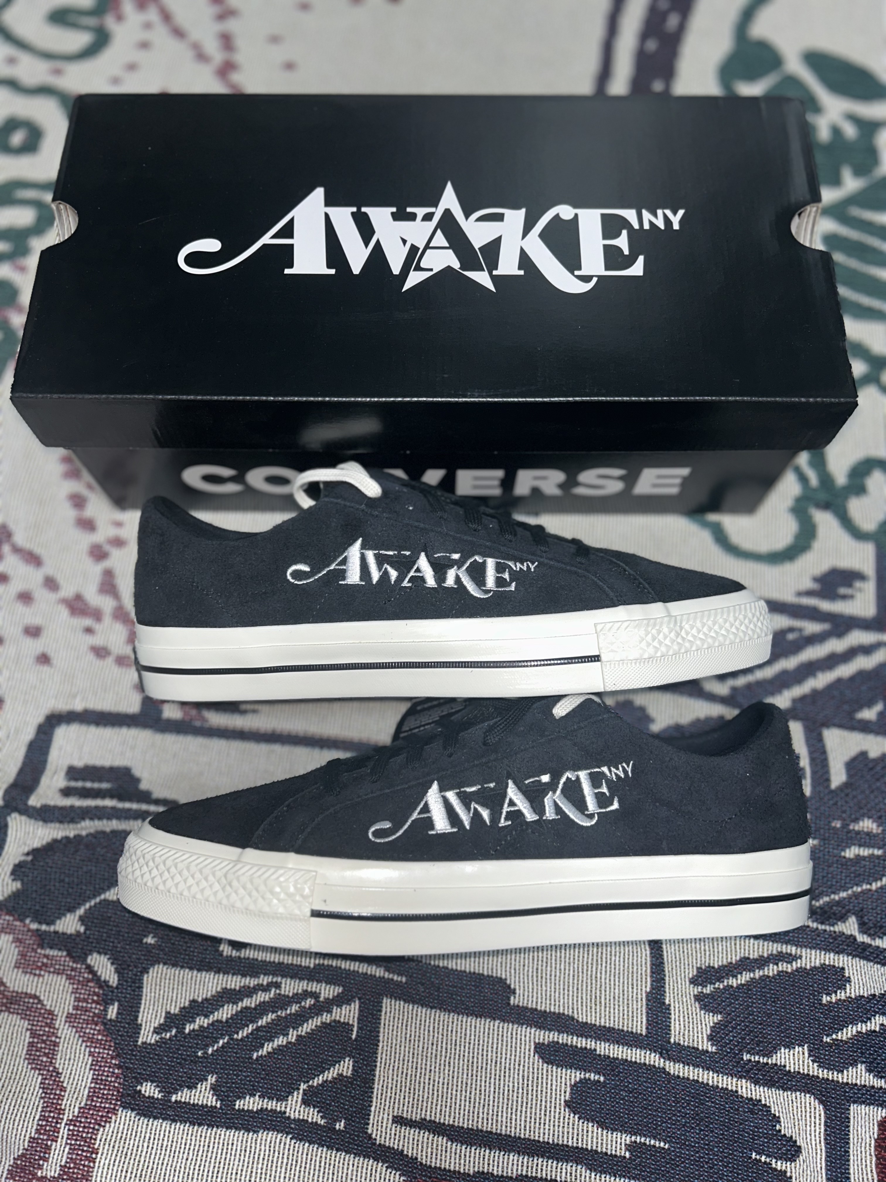 Converse x Awake NY One Star Pro Ox Black Egret 착용 스타일 - 1