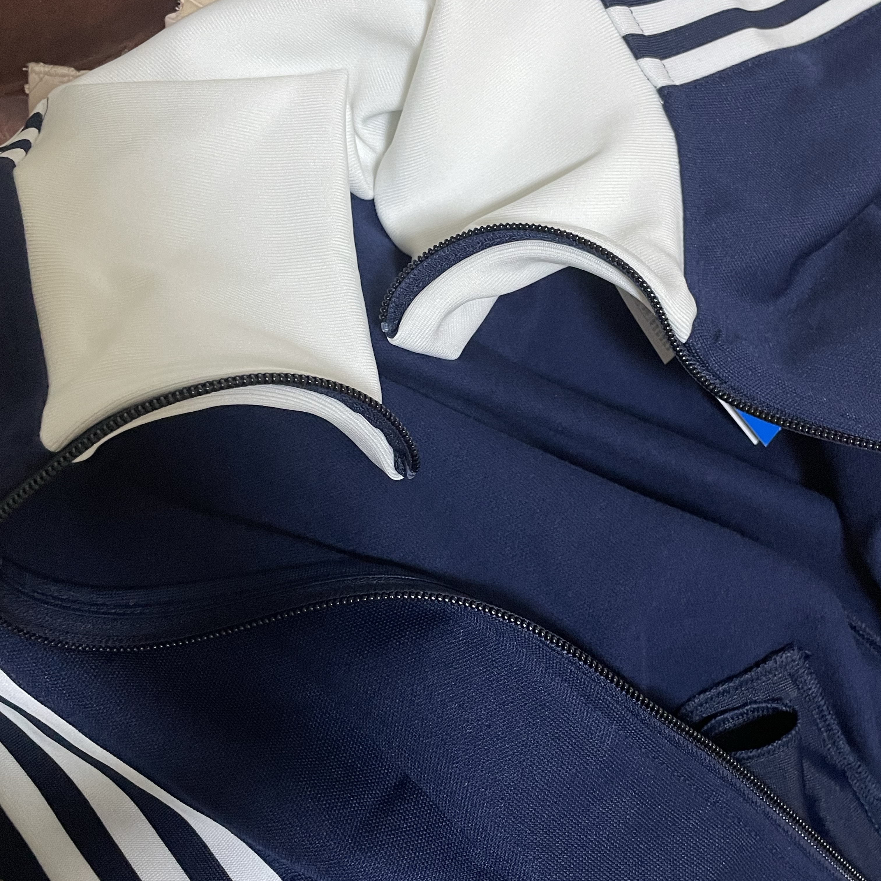Adidas Adicolor Classic Beckenbauer Track Top Night Indigo - KR Sizing 착용 스타일