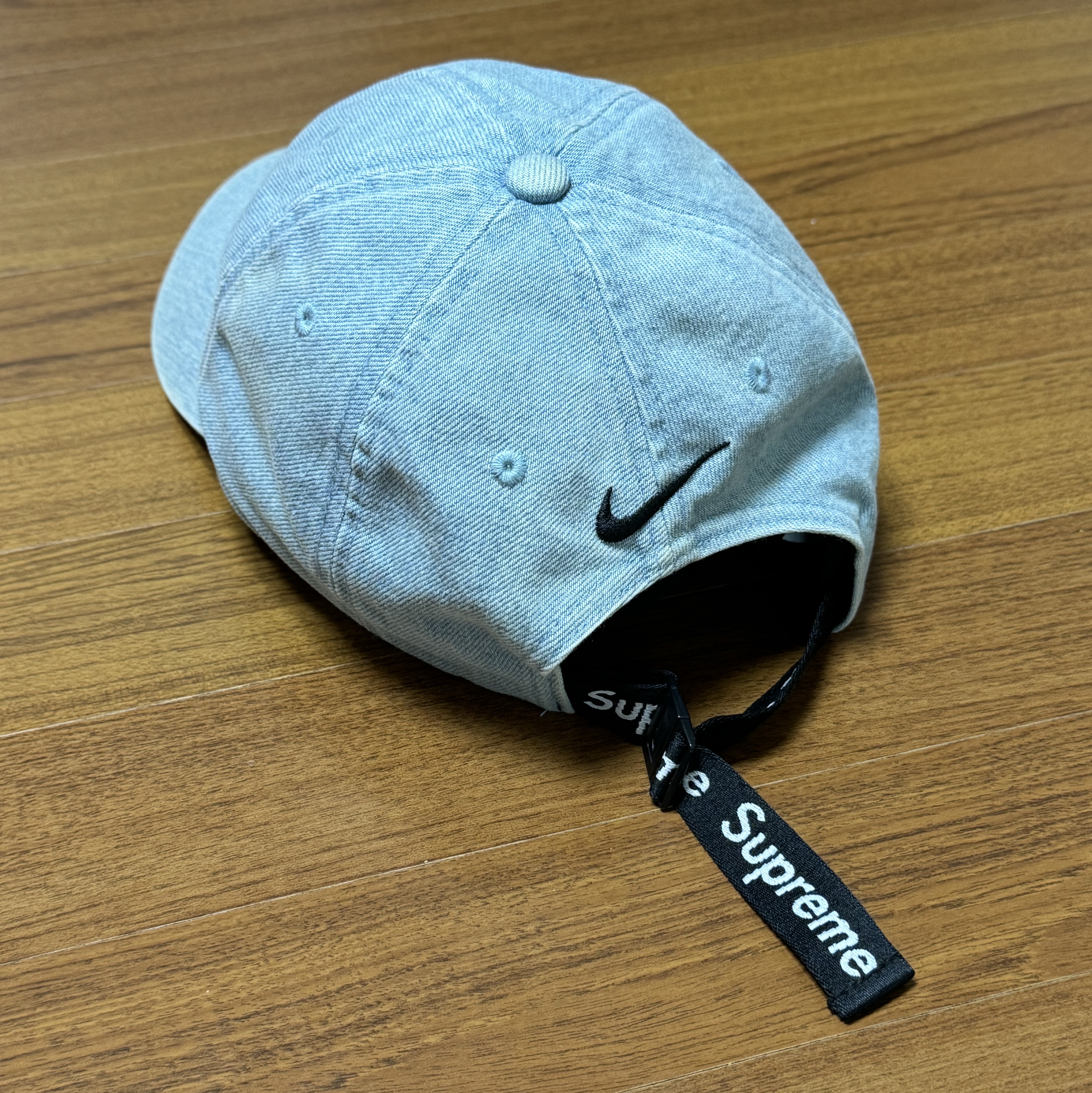 Supreme x Nike ACG Denim 6-Panel Washed Blue - 22FW 착용 스타일 - 1
