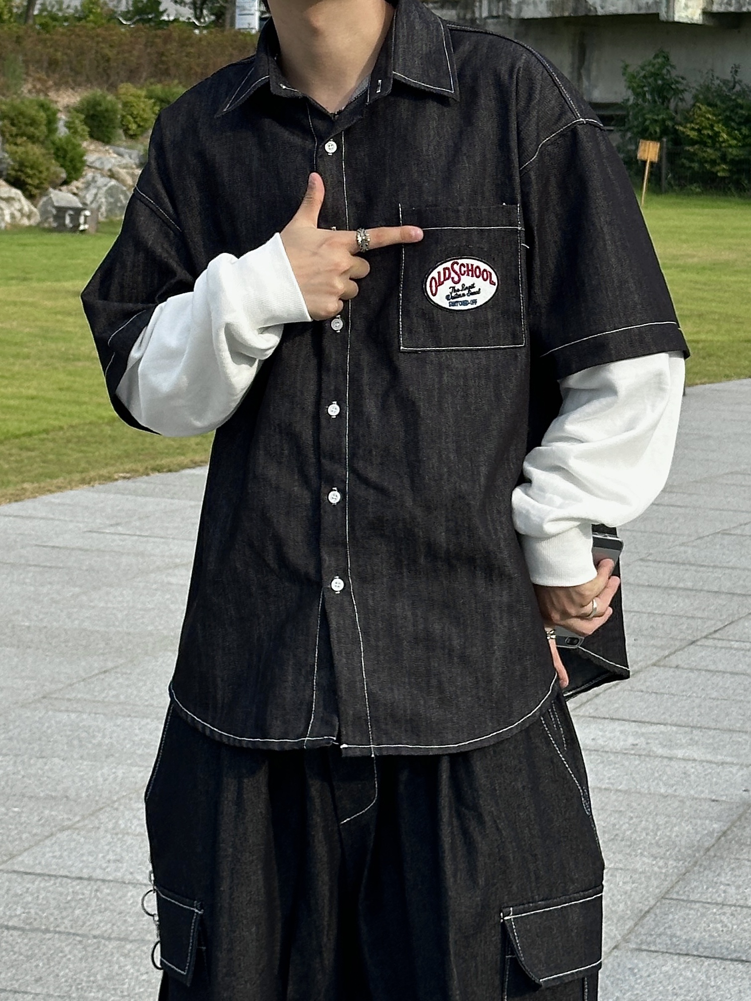 Balenciaga 3XL Sneakers Light Beige 착용 스타일 - 3