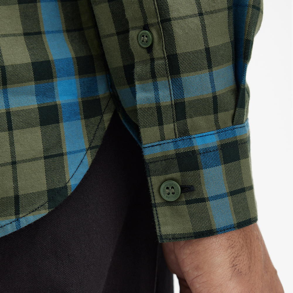 프레드페리 타탄 트윌 셔츠 로렐리스그린(Fred Perry Tartan Twill Shirt Laurel Wreath Green) - 4