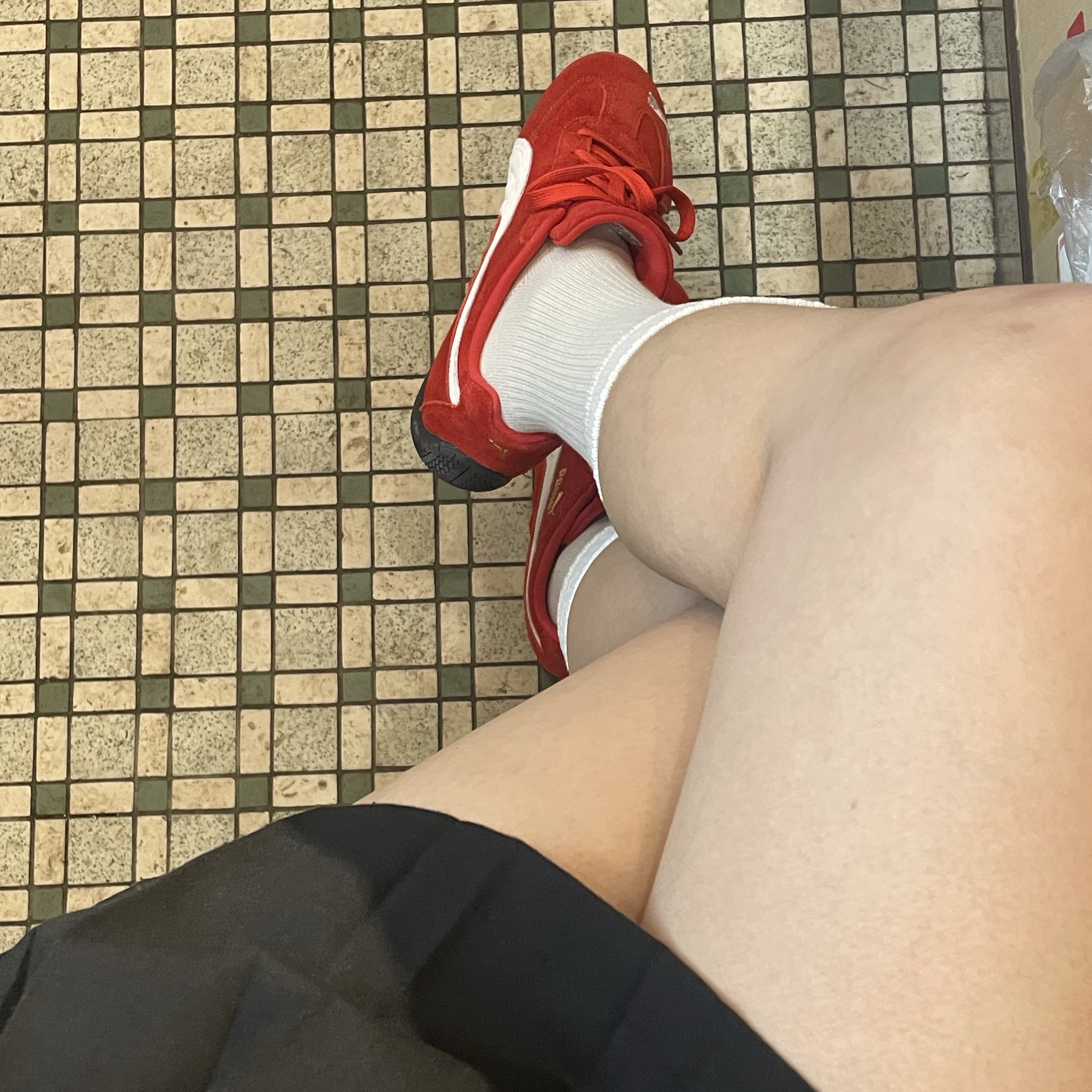 Puma Speedcat OG Red White 착용 스타일