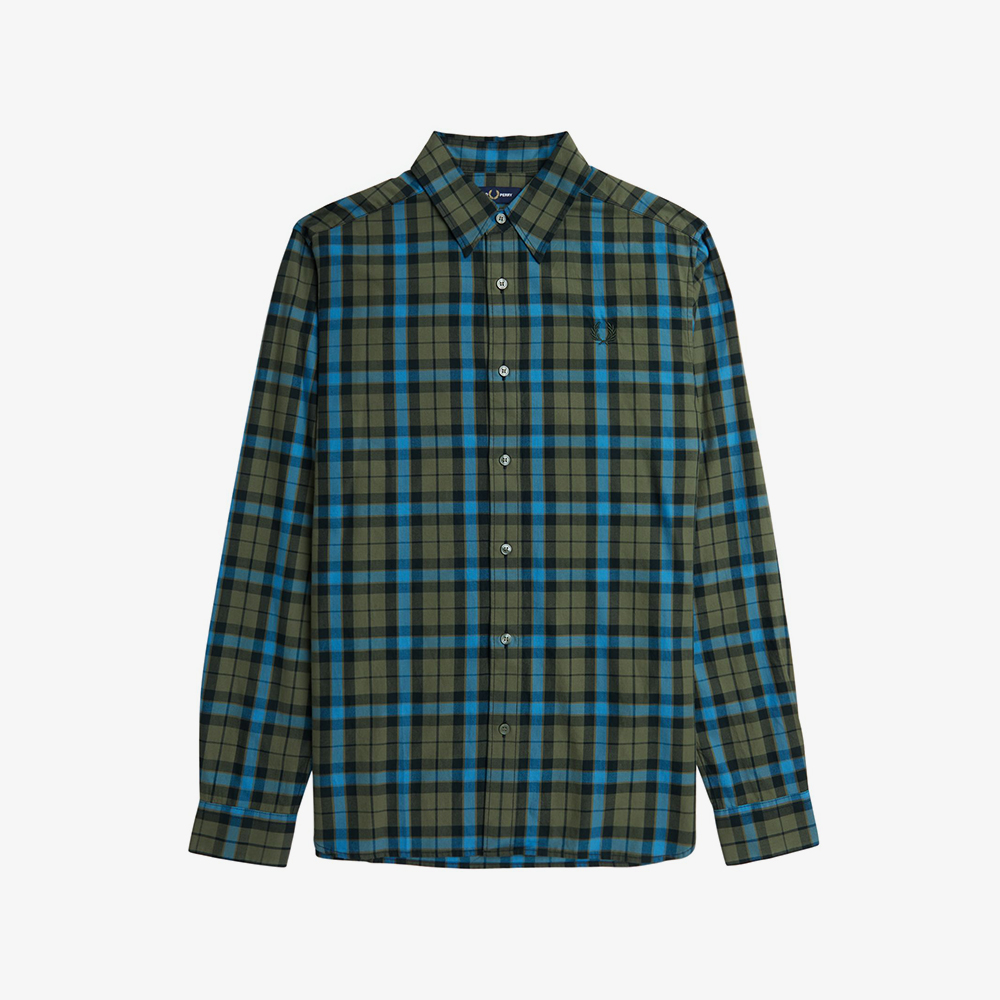 프레드페리 타탄 트윌 셔츠 로렐리스그린(Fred Perry Tartan Twill Shirt Laurel Wreath Green) - 5
