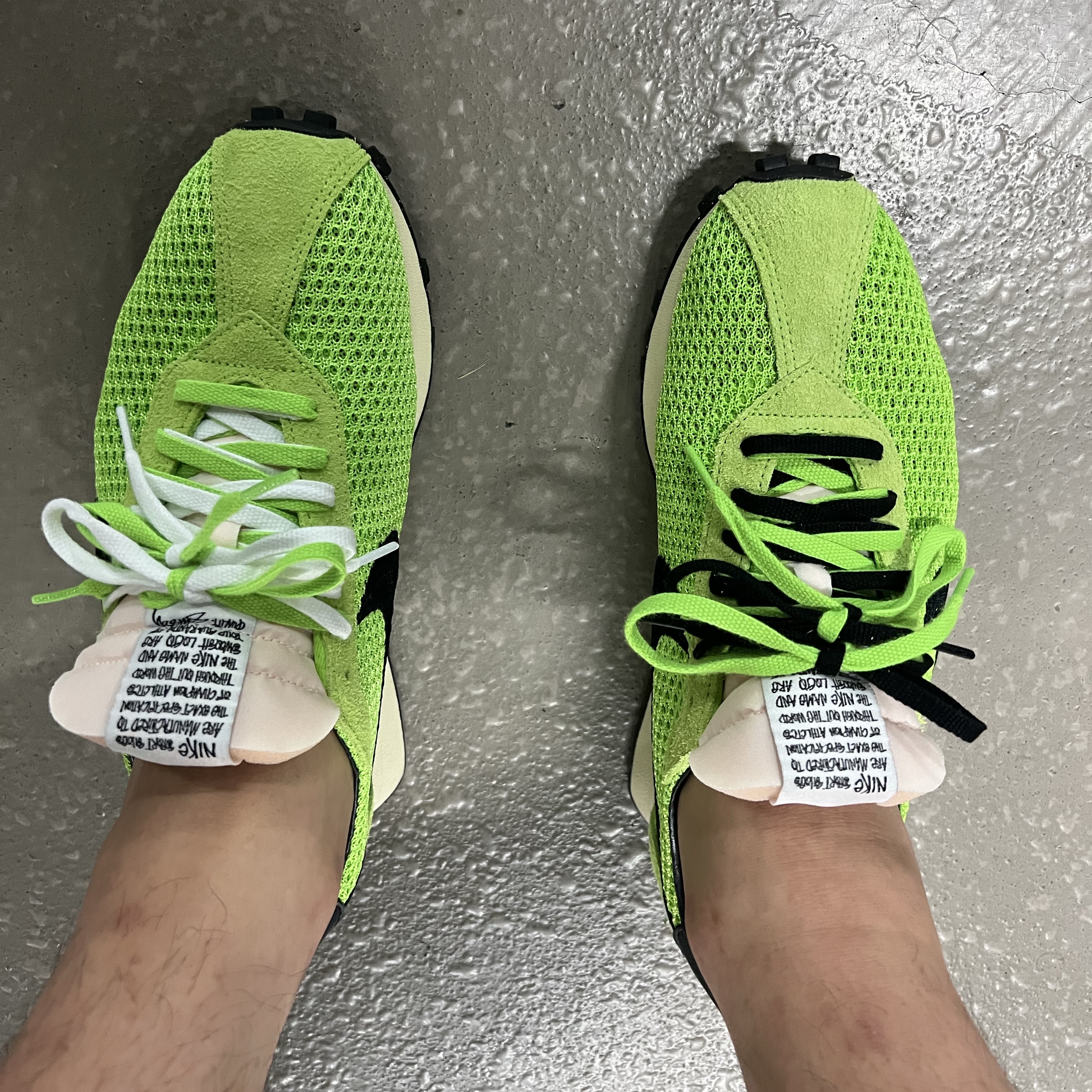 Nike x Stussy LD-1000 SP Action Green and Black 착용 스타일