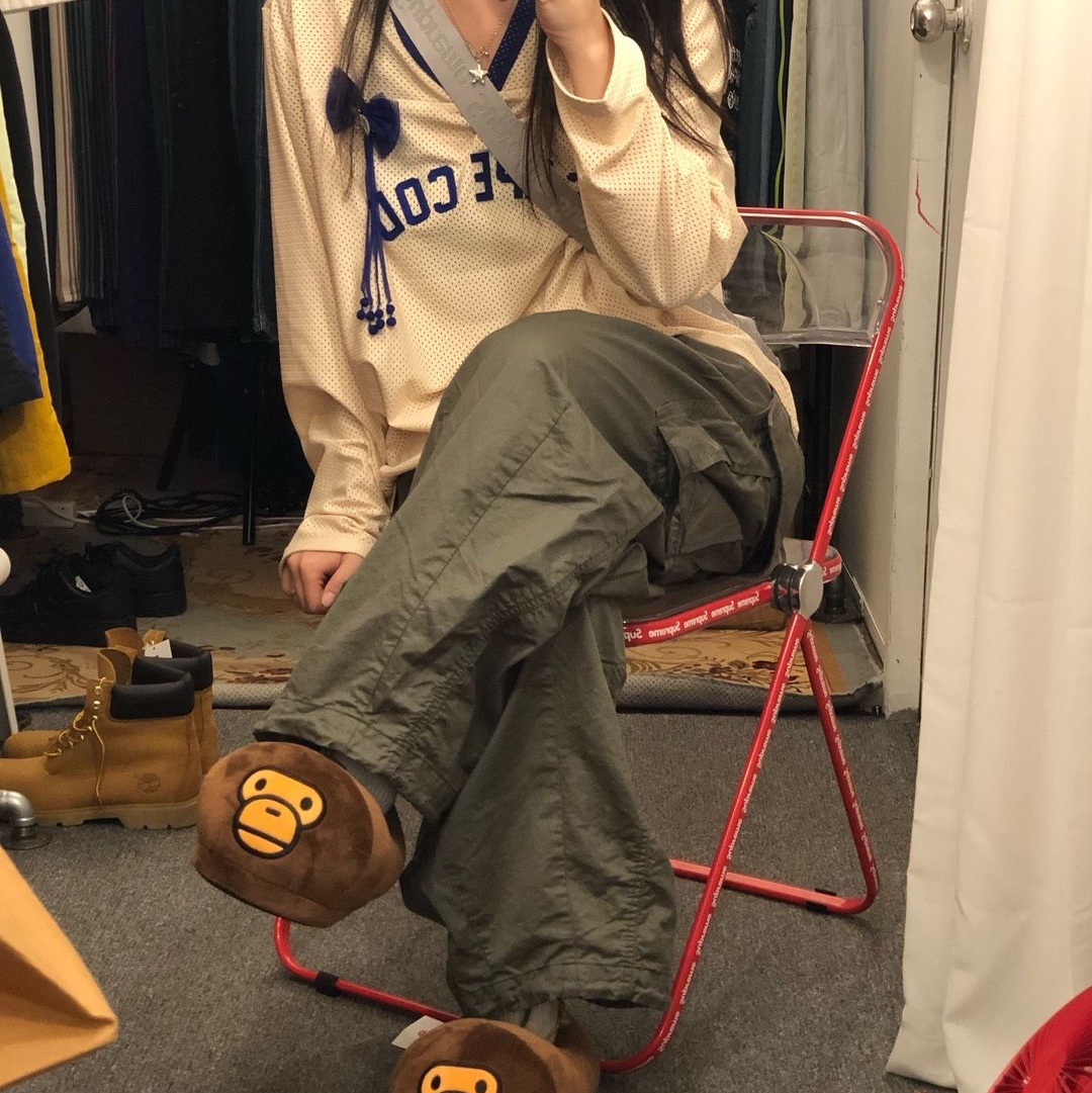 Nike x Bode Mesh Jersey Ecru - Asia, Needles H.D. BDU Pants Olive 착용 스타일 - 3