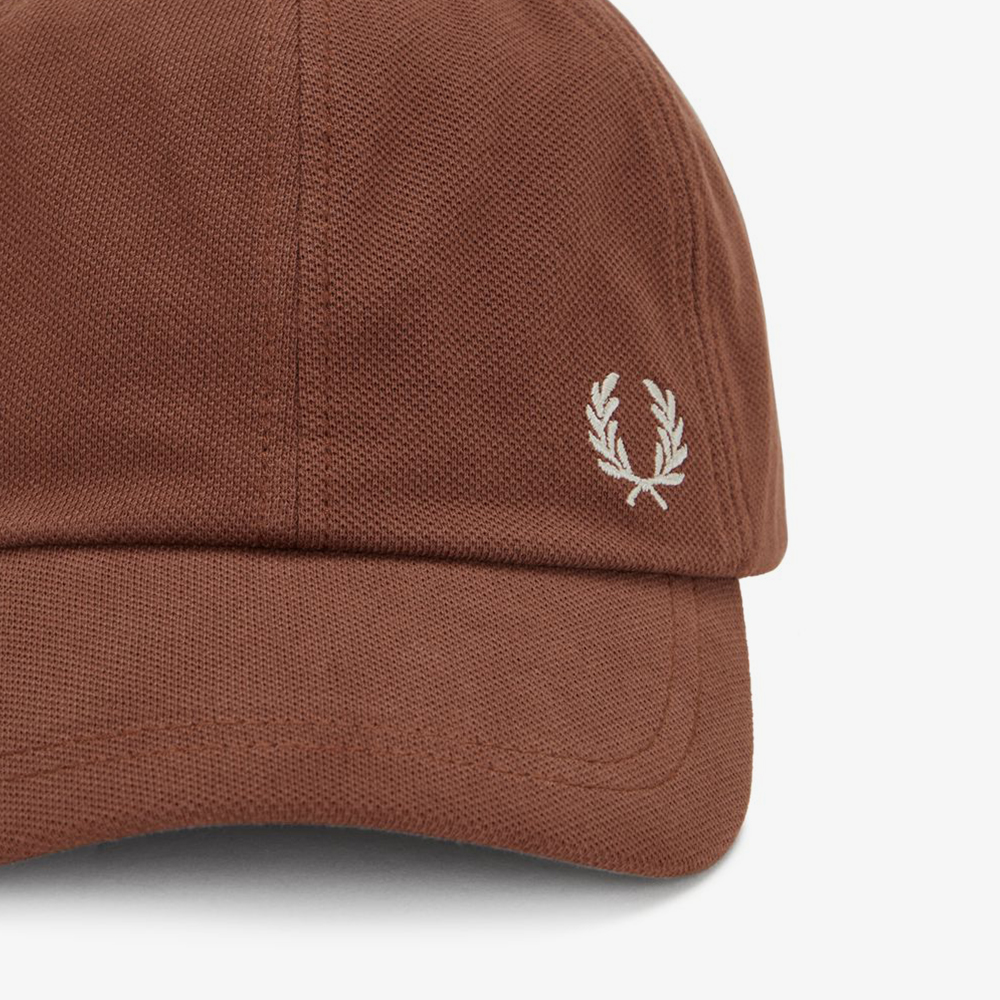 프레드페리 피케 클래식 캡 위스키브라운(Fred Perry Pique Classic Cap Whisky Brown/Porridge Marl) - 5