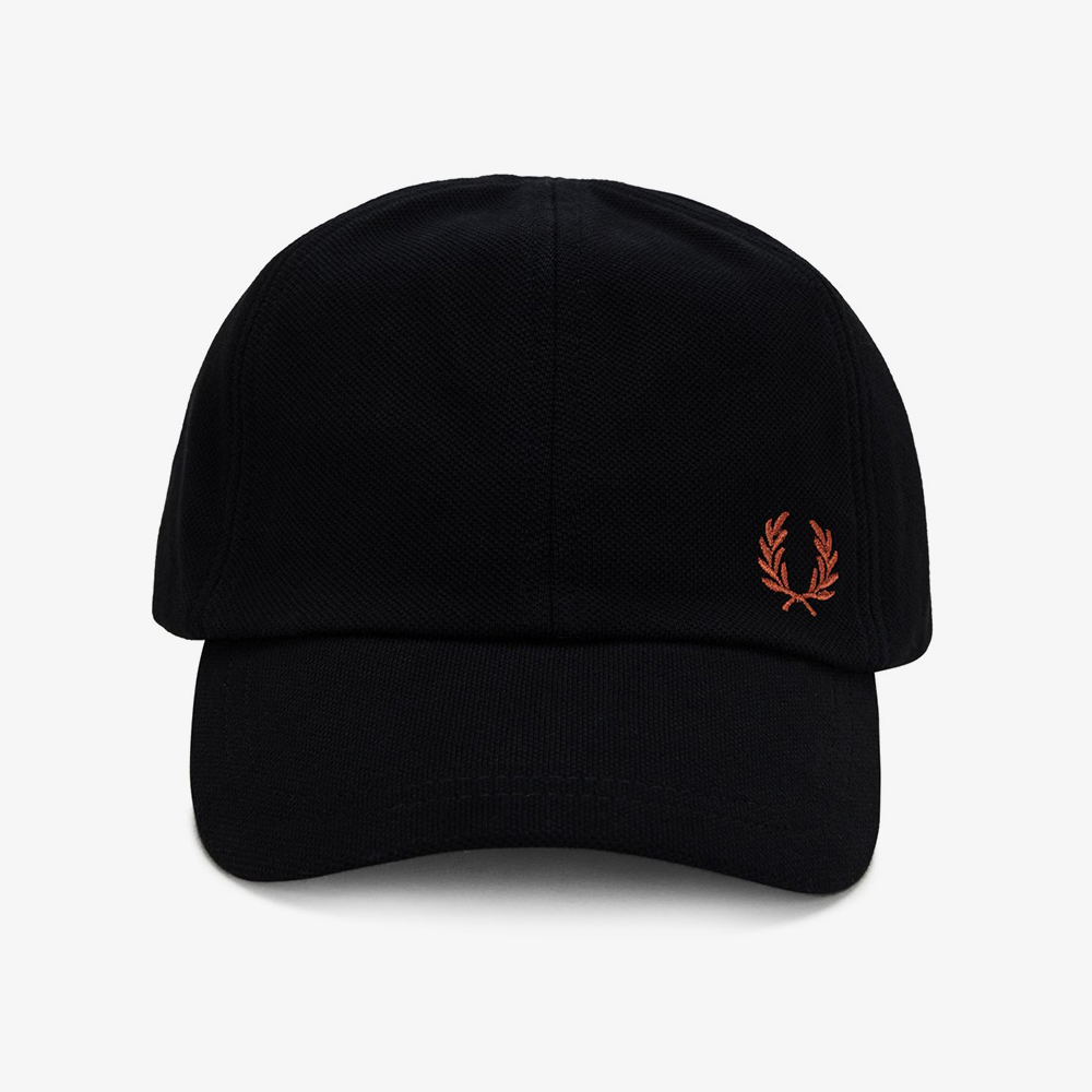 프레드페리 피케 클래식 캡 블랙(Fred Perry Pique Classic Cap Black/Whisky Brown) - 5