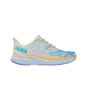 Hoka Clifton 8 White Blue - Wide