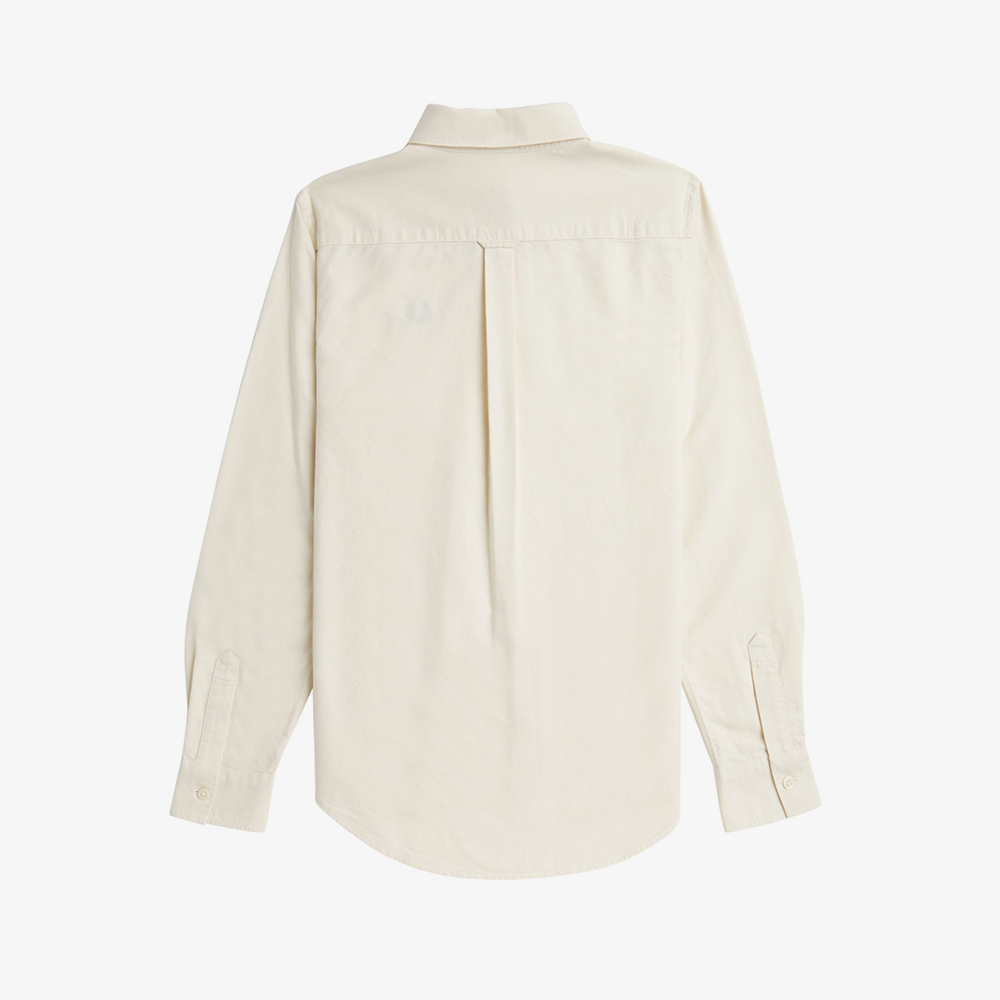 프레드페리 우먼스 버튼다운 셔츠 에크루(Fred Perry Womens Button-Down Shirt Ecru) - 6