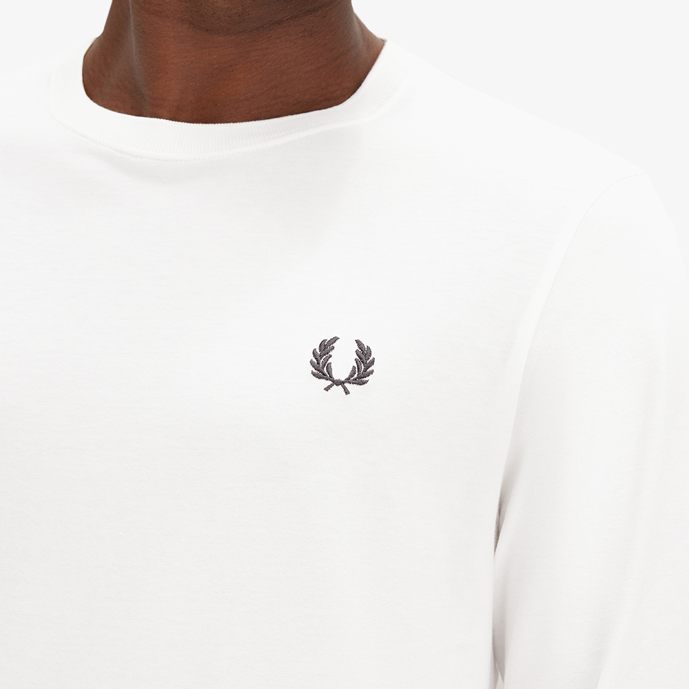 프레드페리 롱 슬리브 크루넥 티셔츠 스노우화이트(Fred Perry L/S Crew Neck T-Shirt Snow White) - 4