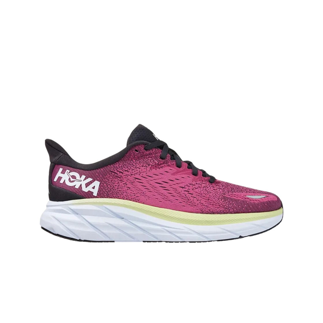 (W) 호카 클리프톤 8 블루 그래파이트 아이비스 로즈((W) Hoka Clifton 8 Blue Graphite Ibis Rose) - 1