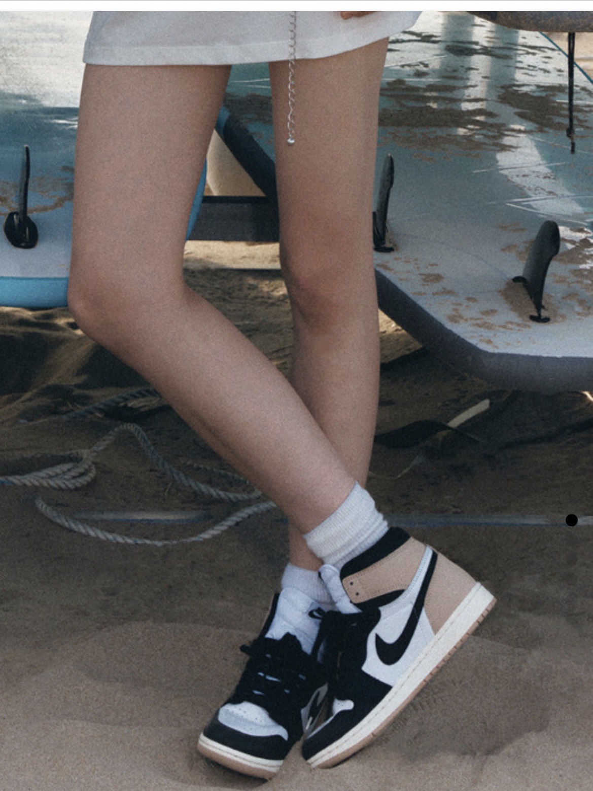 (W) Jordan 1 Retro High OG Latte 착용 스타일