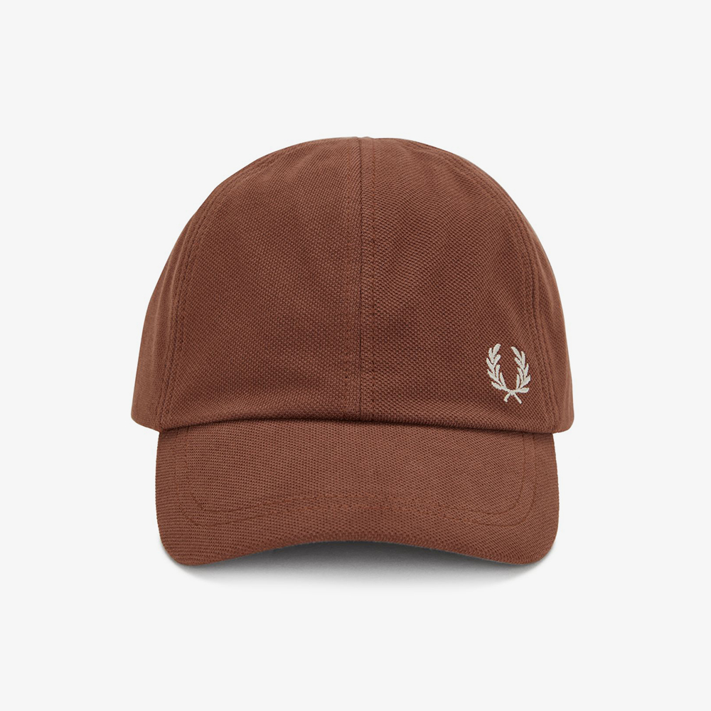 프레드페리 피케 클래식 캡 위스키브라운(Fred Perry Pique Classic Cap Whisky Brown/Porridge Marl) - 2