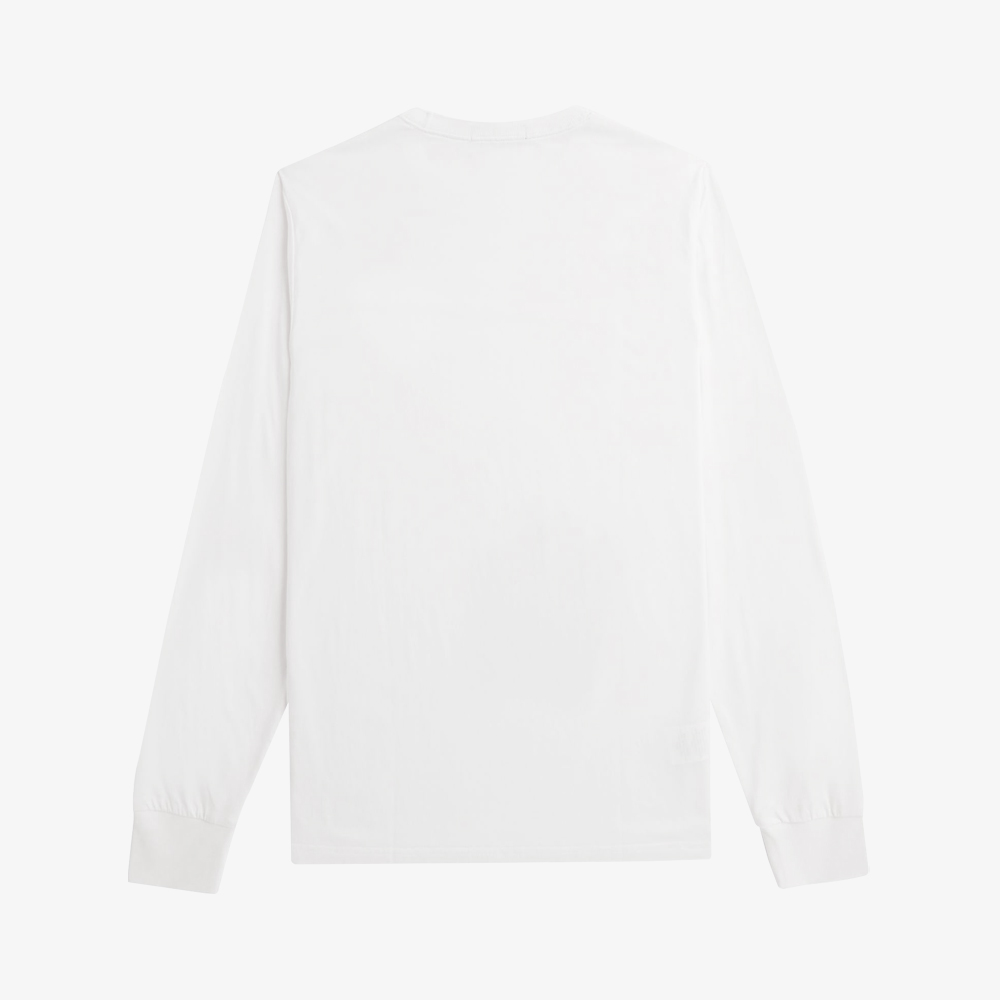 프레드페리 롱 슬리브 크루넥 티셔츠 스노우화이트(Fred Perry L/S Crew Neck T-Shirt Snow White) - 6