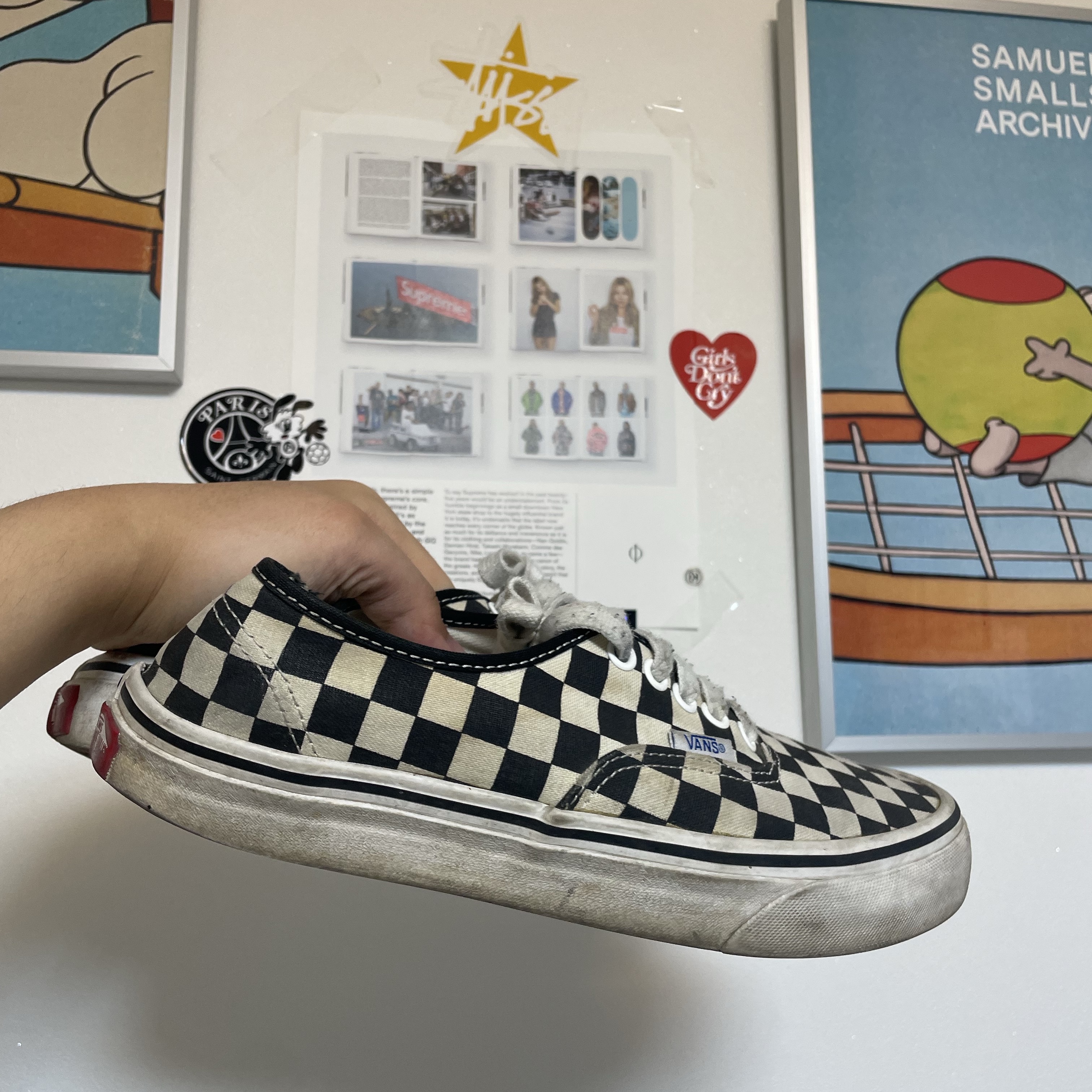 Vans Authentic 44 DX Anaheim Factory Black 착용 스타일