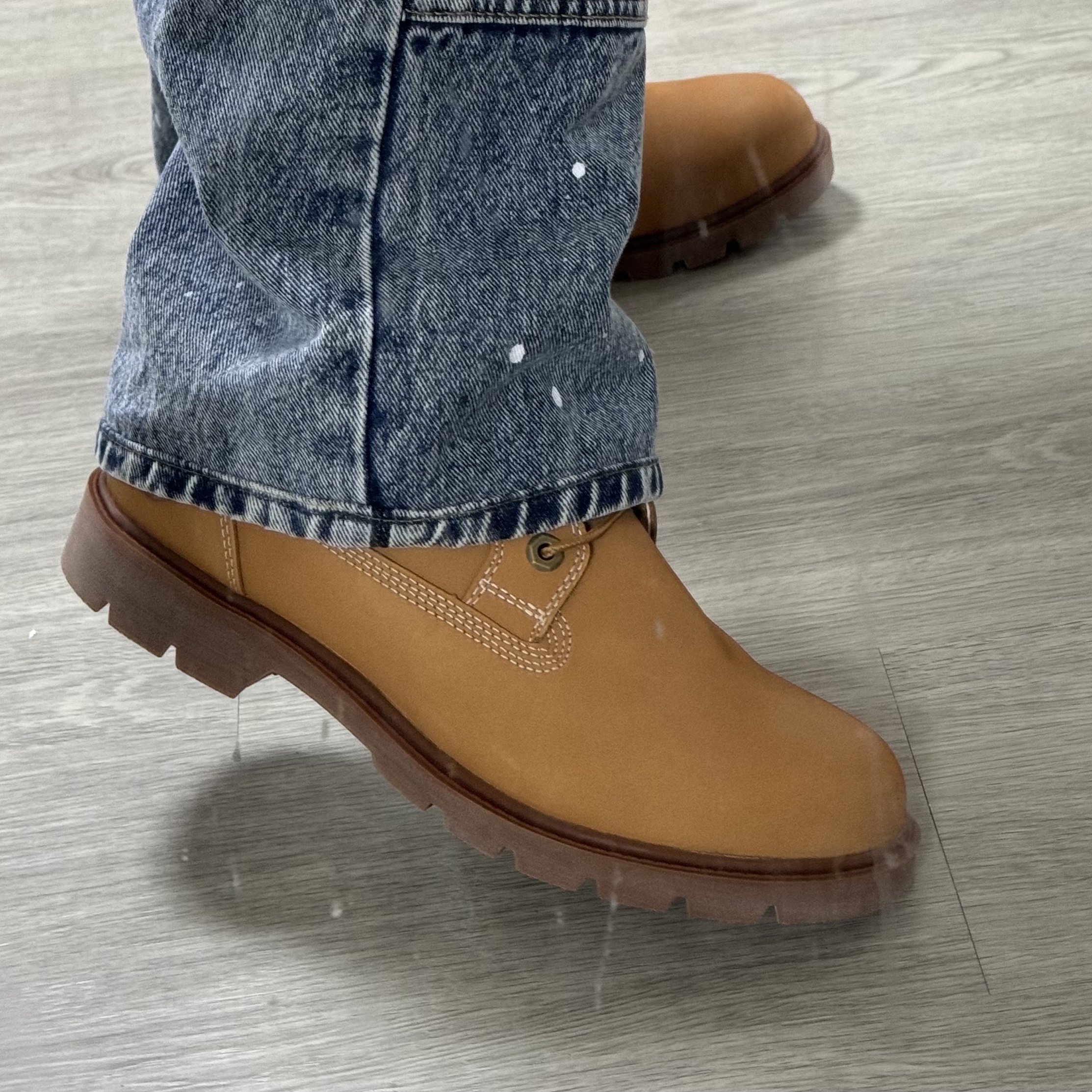 Timberland Premium Waterproof Chukka Boot Wheat Nubuck - Wide 착용 스타일 - 2