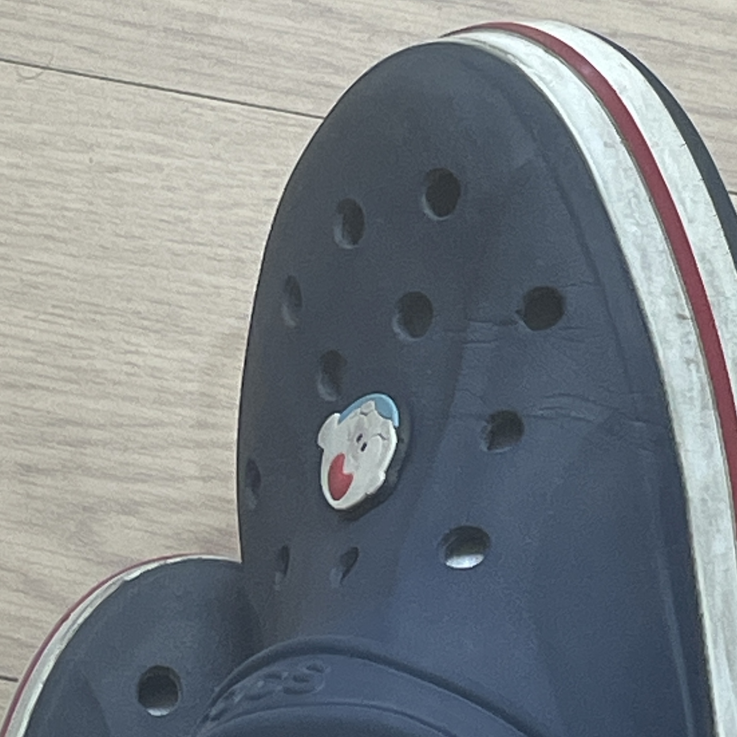 Crocs Bayaband Clog Navy Pepper 착용 스타일