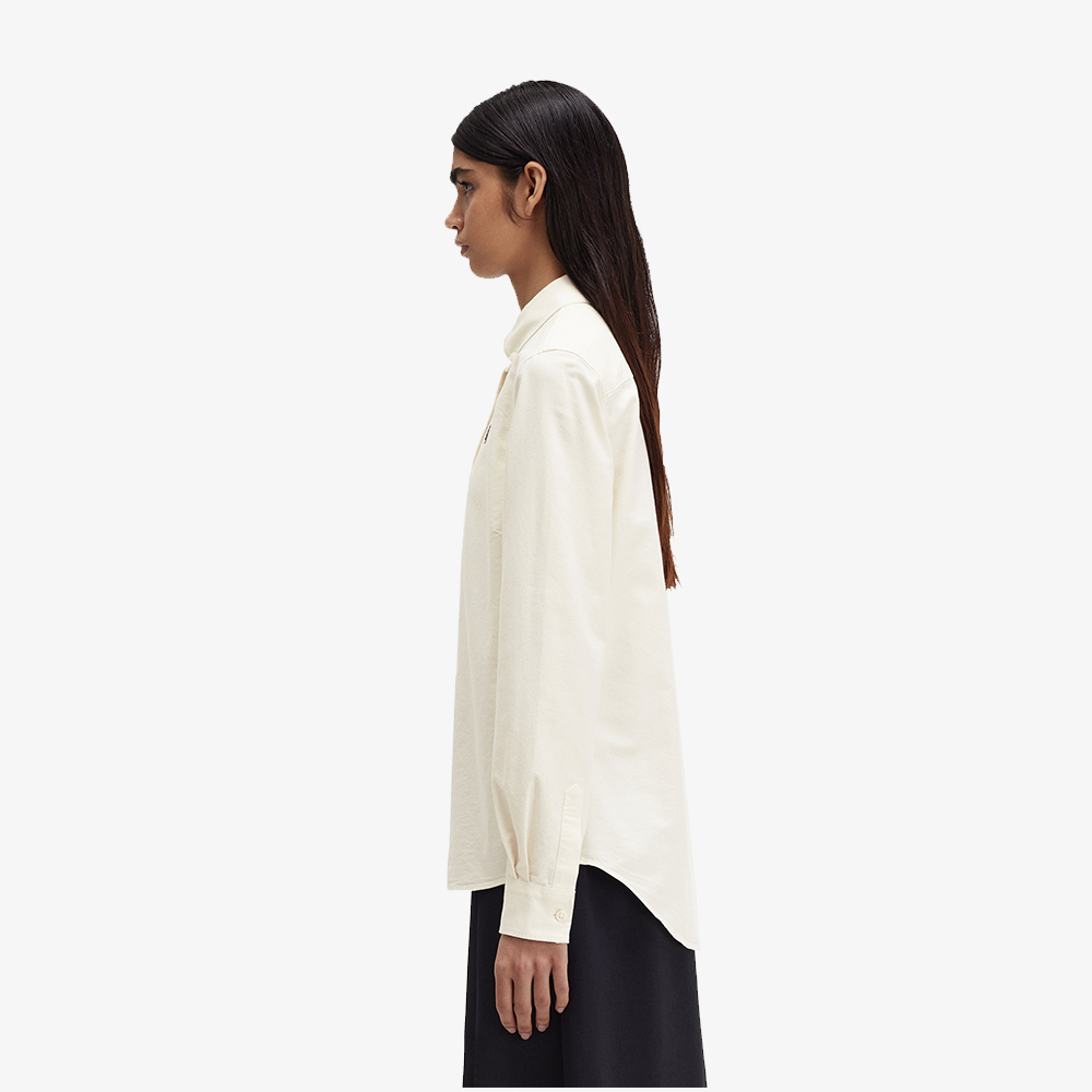 프레드페리 우먼스 버튼다운 셔츠 에크루(Fred Perry Womens Button-Down Shirt Ecru) - 2