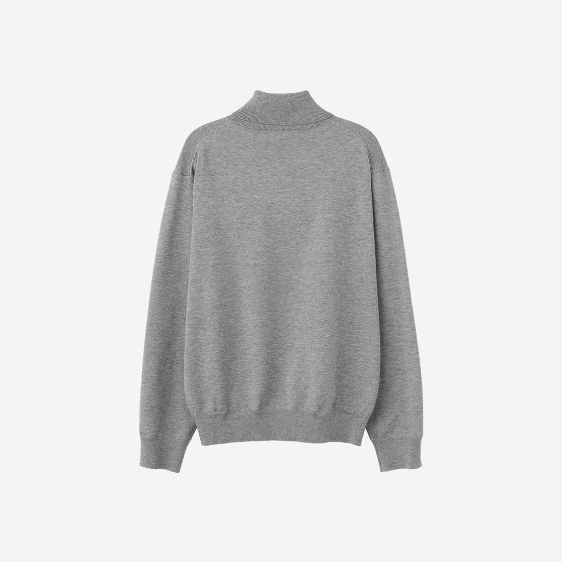 제너럴아이디어 맨 에센셜 터틀넥 풀오버 그레이(General Idea man essential turtle neck pullover grey) - 2