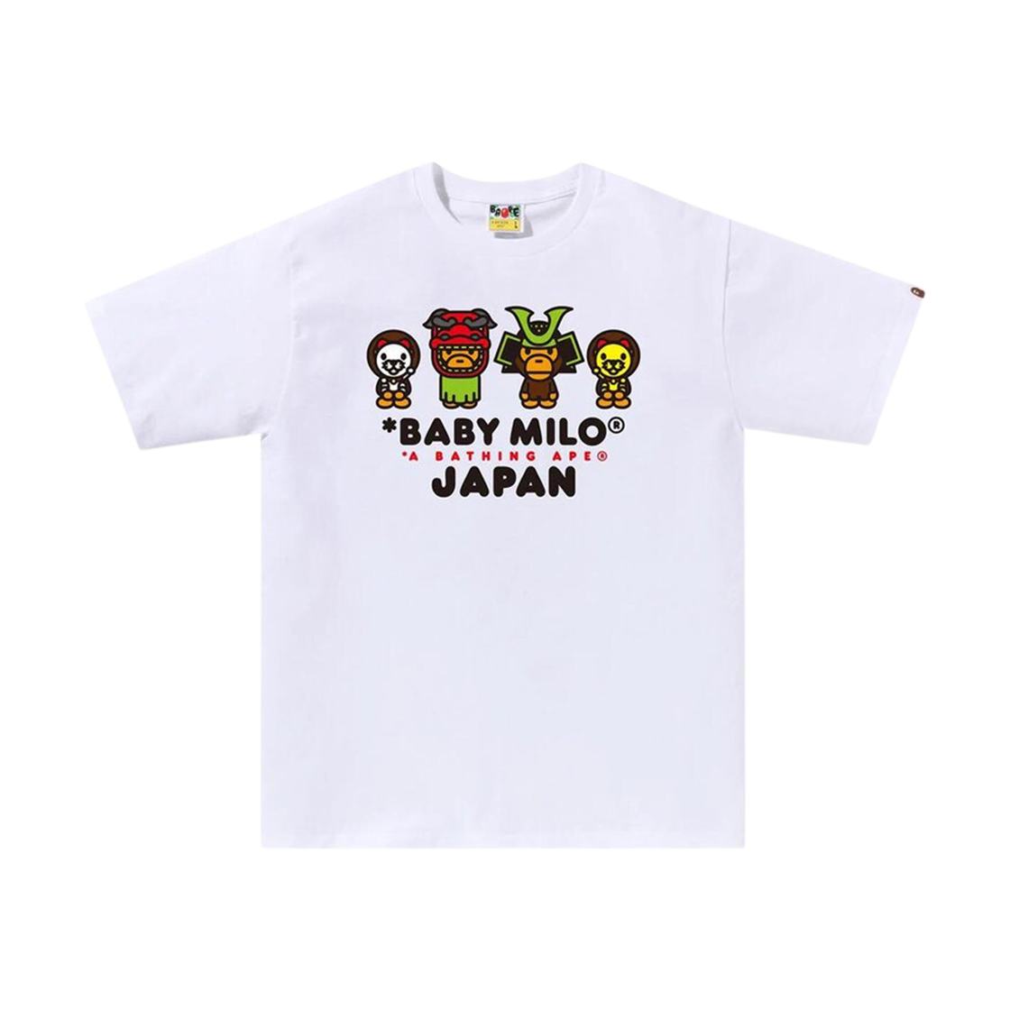 BAPE Baby Milo Japan T-Shirt White 상세 이미지 1