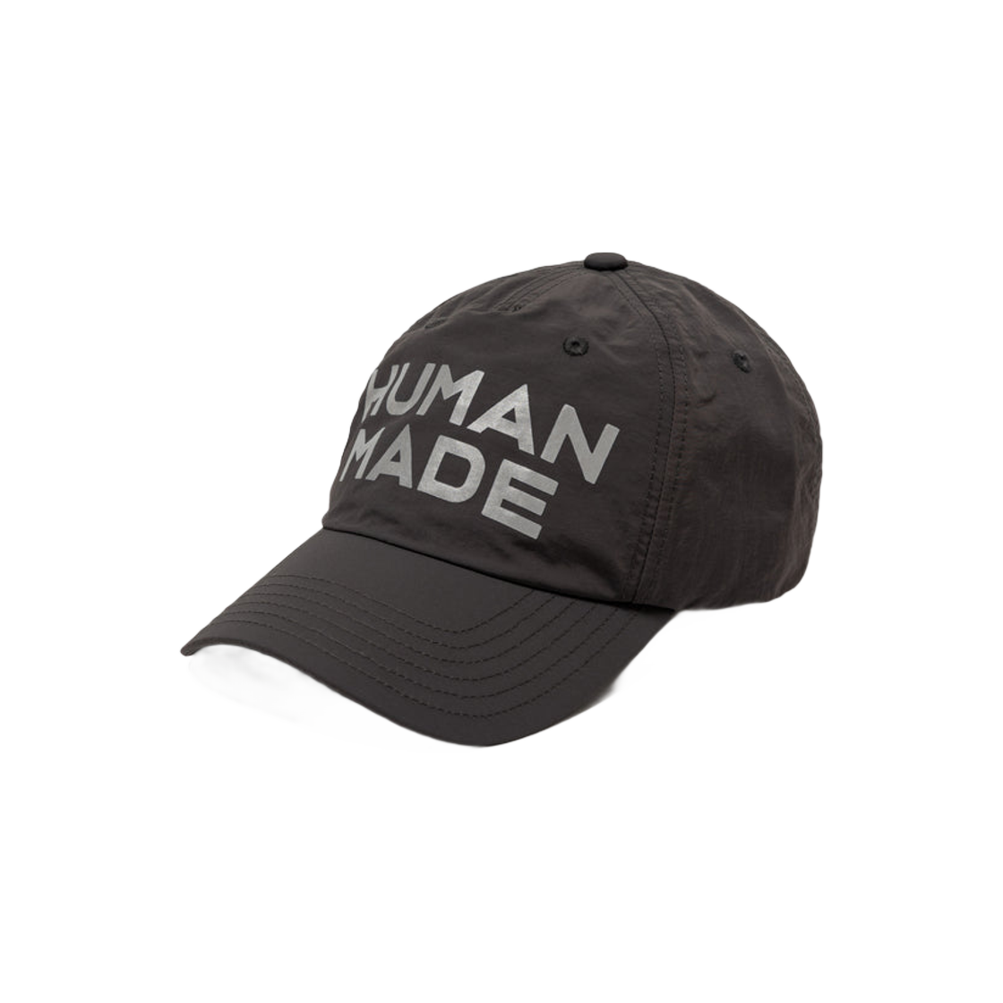 帽子 HUMAN MADE 5Panel Nylon Cap Charcoal 휴먼 메이드 5 패널 나일론 캡 차콜 | Human Made | KREAM