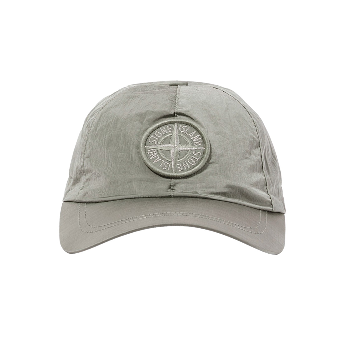 Stone Island 99576 Nylon Logo Ball Cap Stucco - 24FW 상세 이미지 1