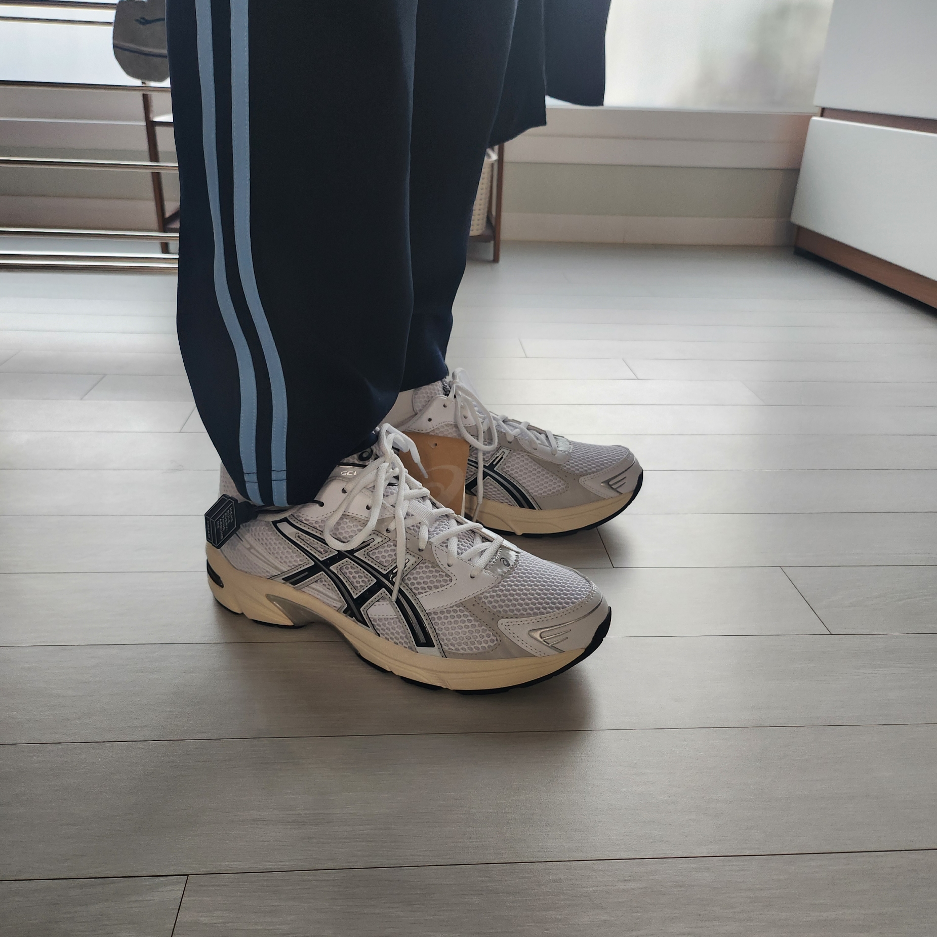 Asics Gel-1130 White Cloud Grey 착용 스타일 - 4