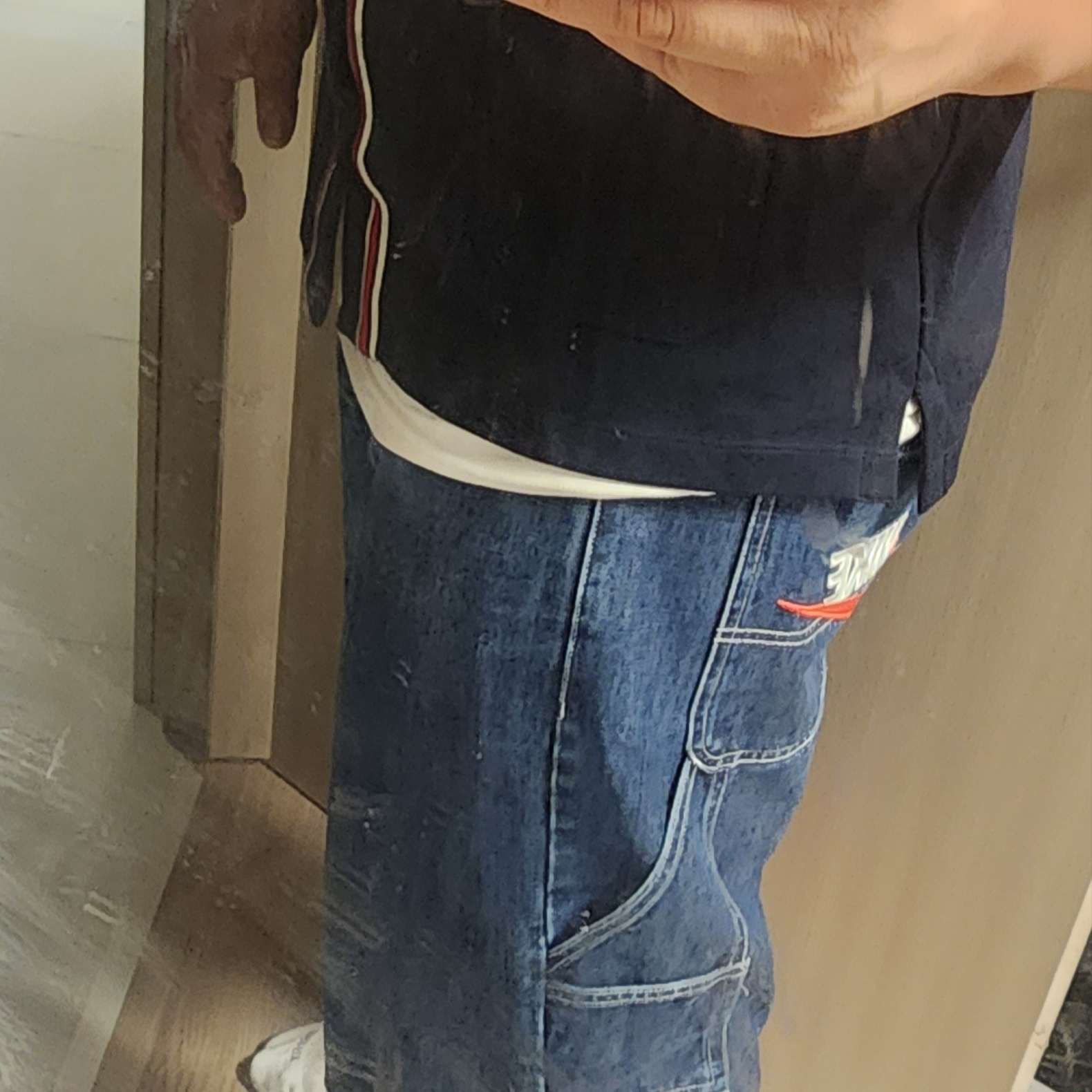 Nike Field General 82 SP Aluminum and Total Orange, Supreme x Nike Denim Short Indigo - 24SS 착용 스타일 - 5