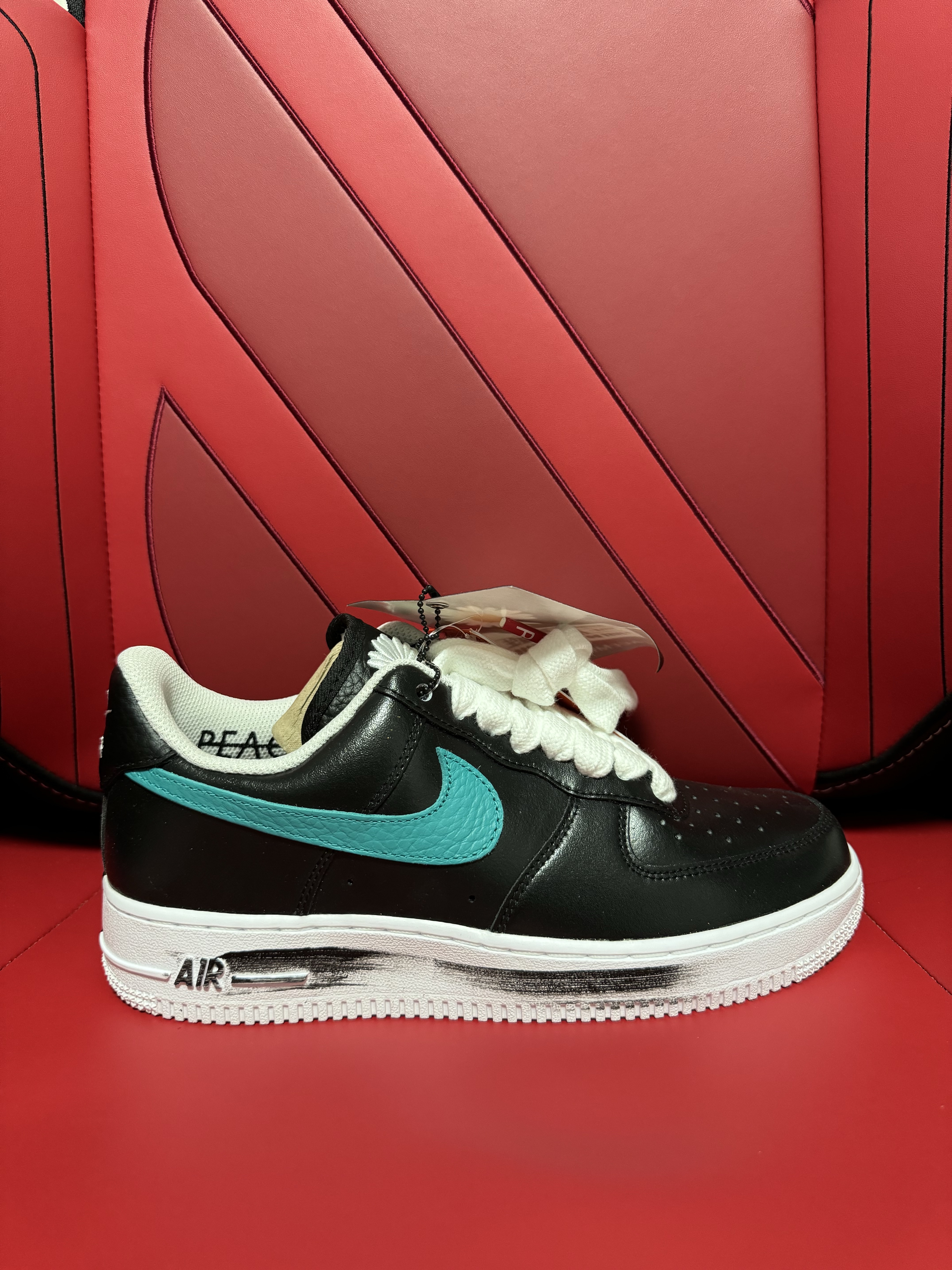 Nike x Peaceminusone Air Force 1 Low Para-Noise 3.0 Black and Multicolor 착용 스타일 - 1
