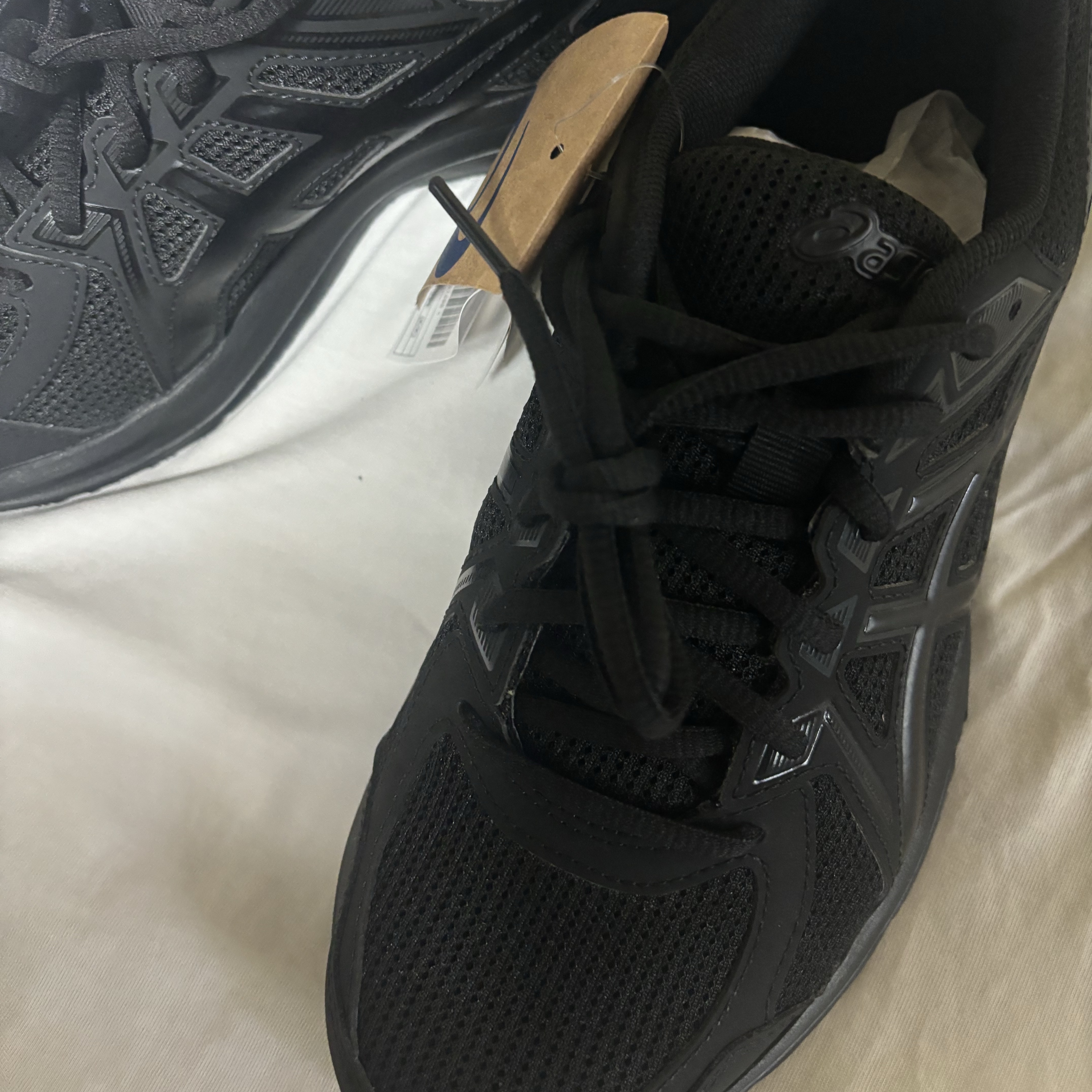Asics Jog 100 2 Black - 4E Extra Wide 착용 스타일