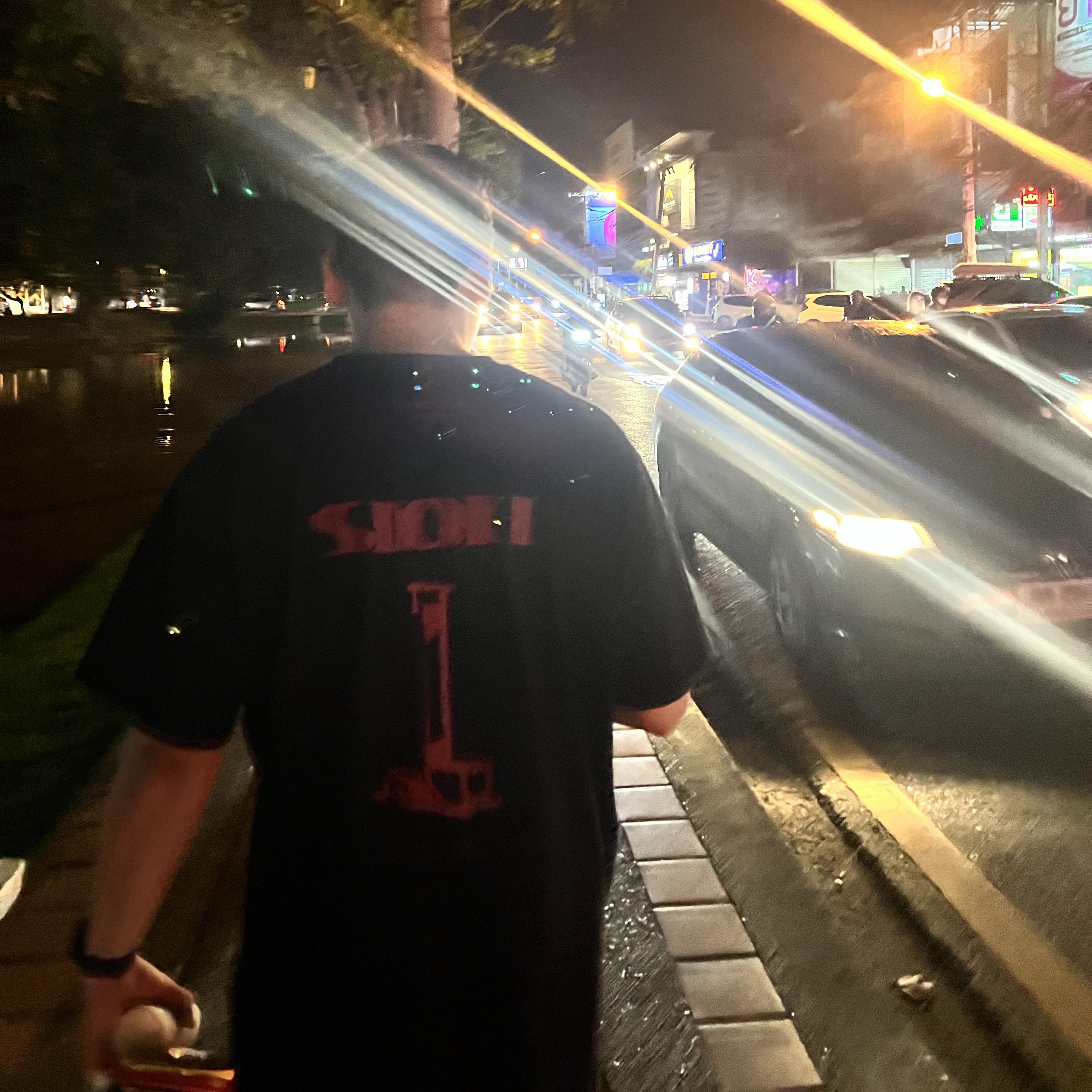 Undermycar Sioki Louisette T-Shirt Ox Blood - 22SS, Undermycar Sioki Inne Basketball Shorts Ink Black - 22SS 착용 스타일 - 2