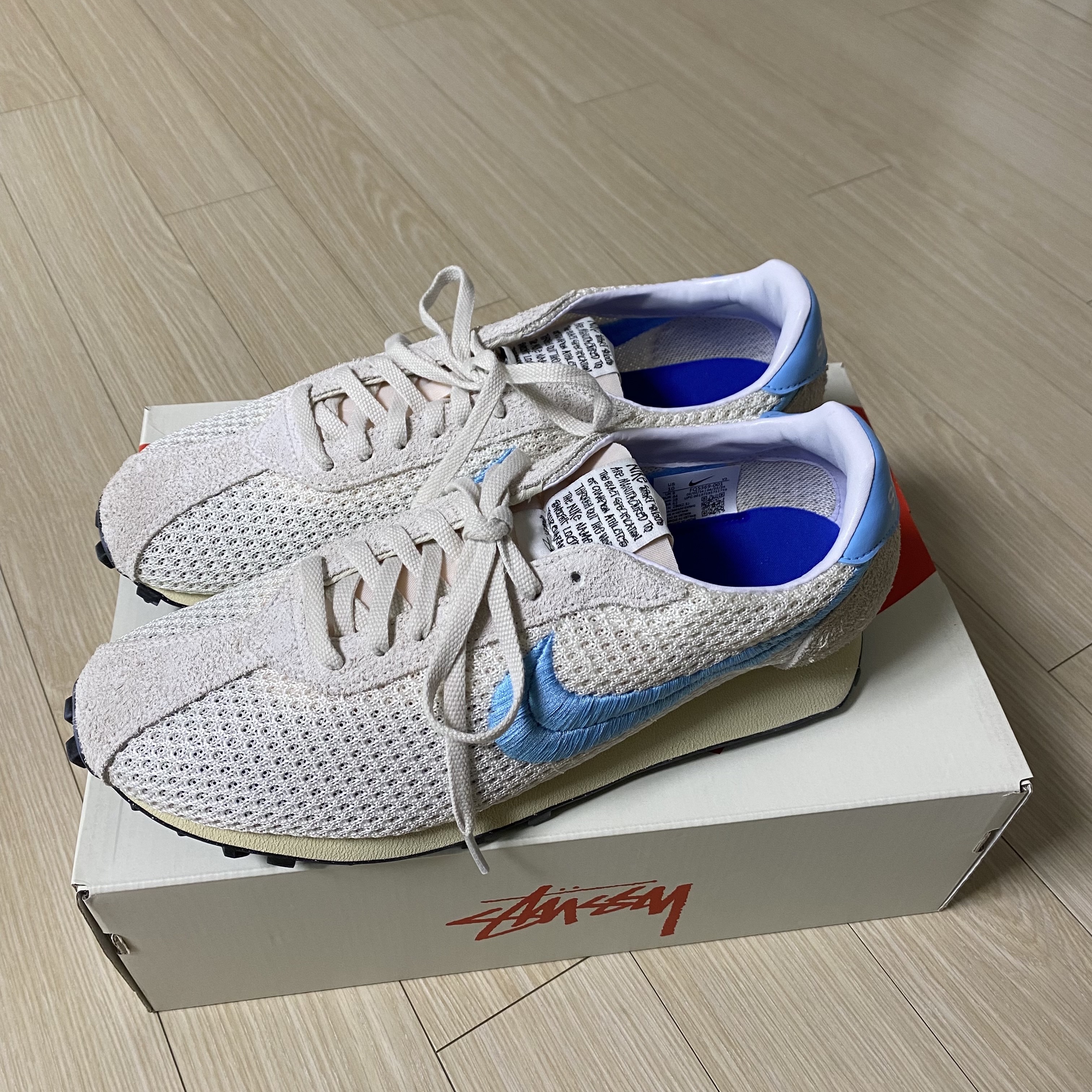 Nike x Stussy LD-1000 SP Phantom Aquarius Blue 착용 스타일 - 1