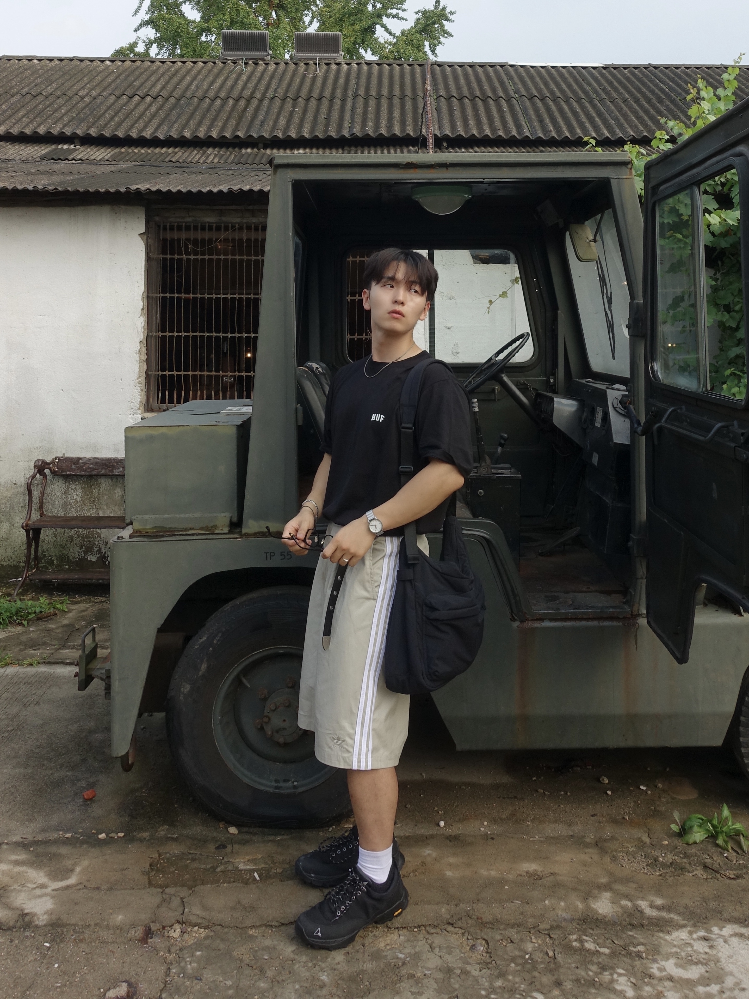 Roa Hiking Neal Black 착용 스타일 - 2
