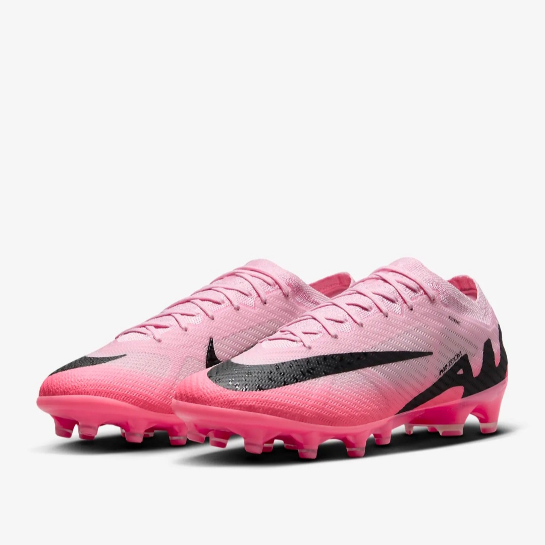 Nike Zoom Mercurial Vapor 15 Elite AG Pro Pink Foam Black 착용 스타일 - 1