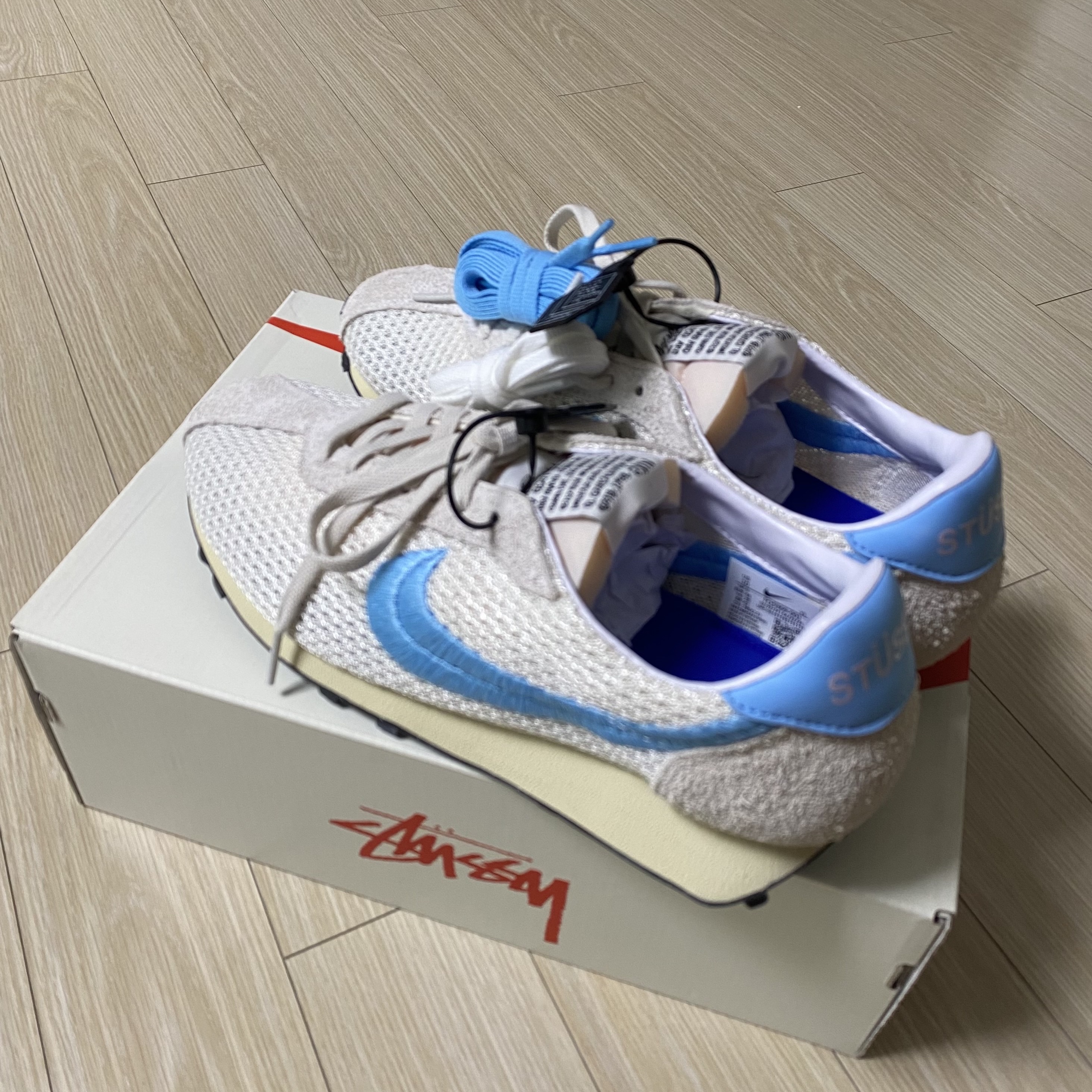 Nike x Stussy LD-1000 SP Phantom Aquarius Blue 착용 스타일 - 2