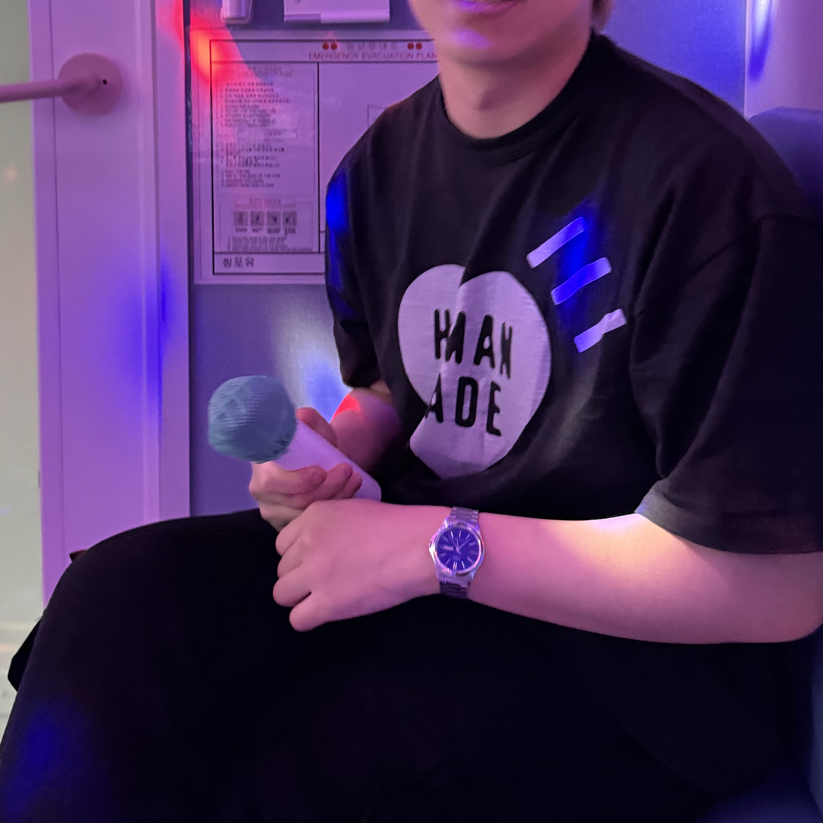 Human Made Heart T-Shirt Black Gray - Sapporo Store Exclusive 착용 스타일
