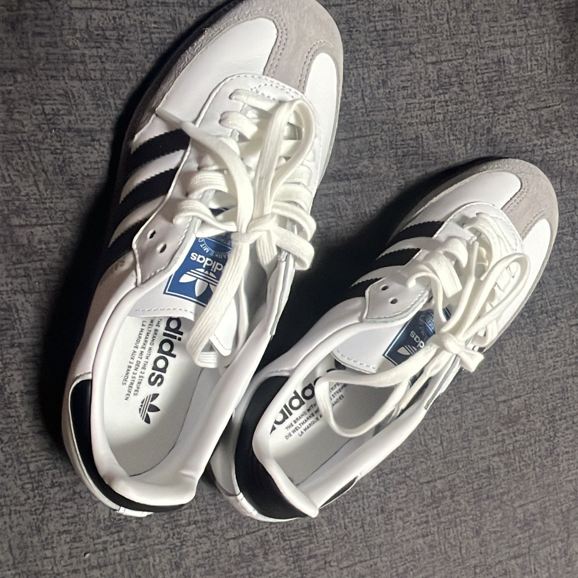 Adidas Samba OG Cloud White 착용 스타일