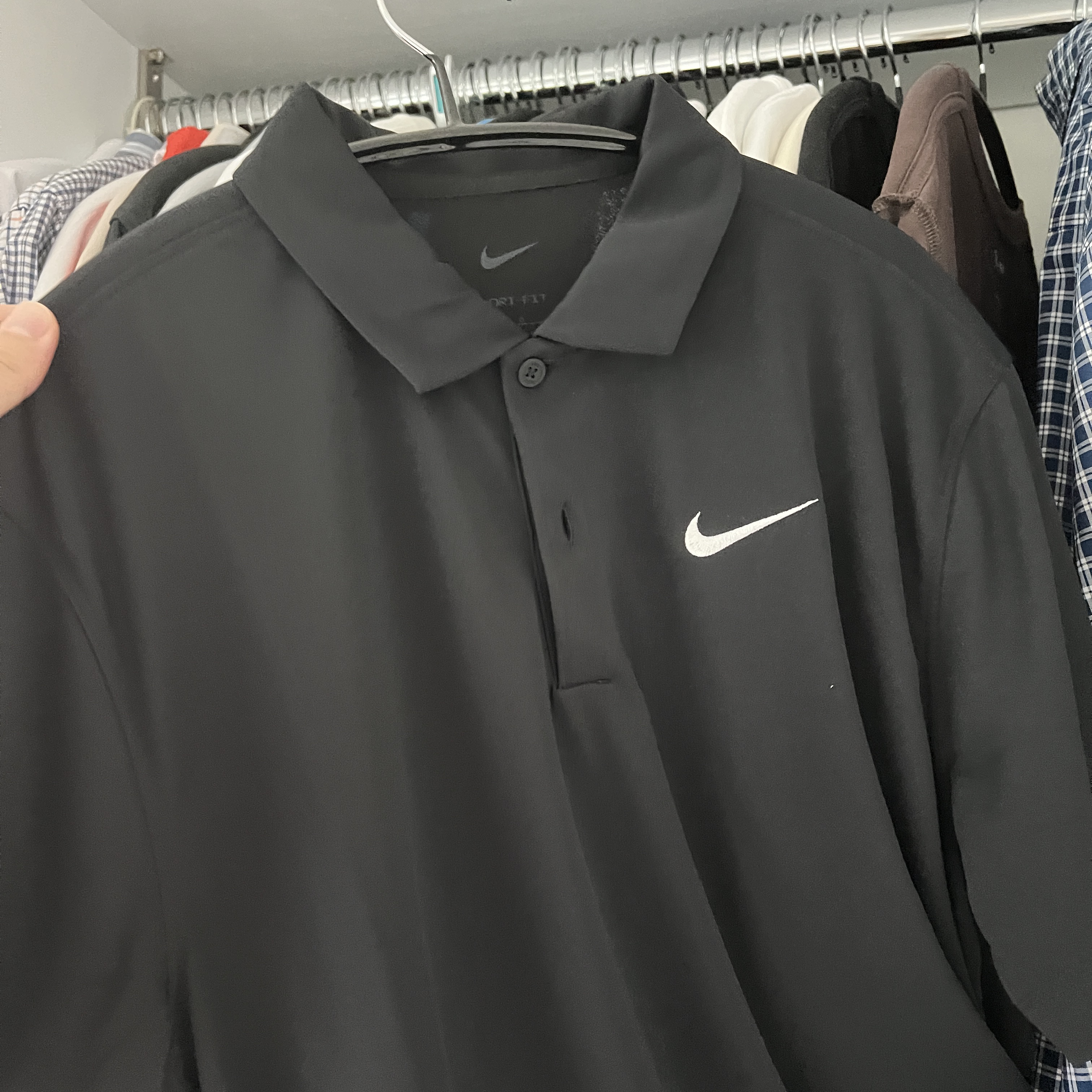 Nike Dri-FIT Victory Slim-Fit Golf Polo Black - Asia 착용 스타일